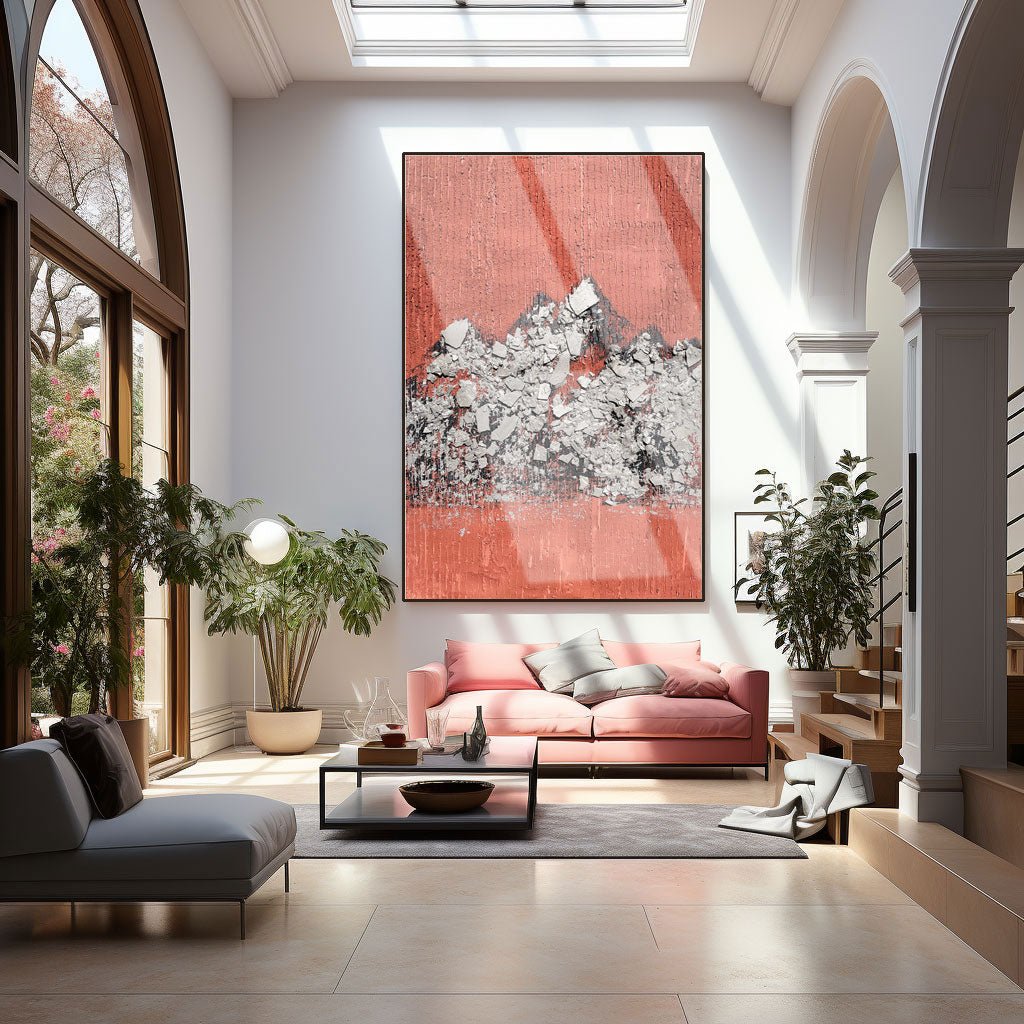 Abstract Painting "Ruptura y Renacimiento” - nukeart