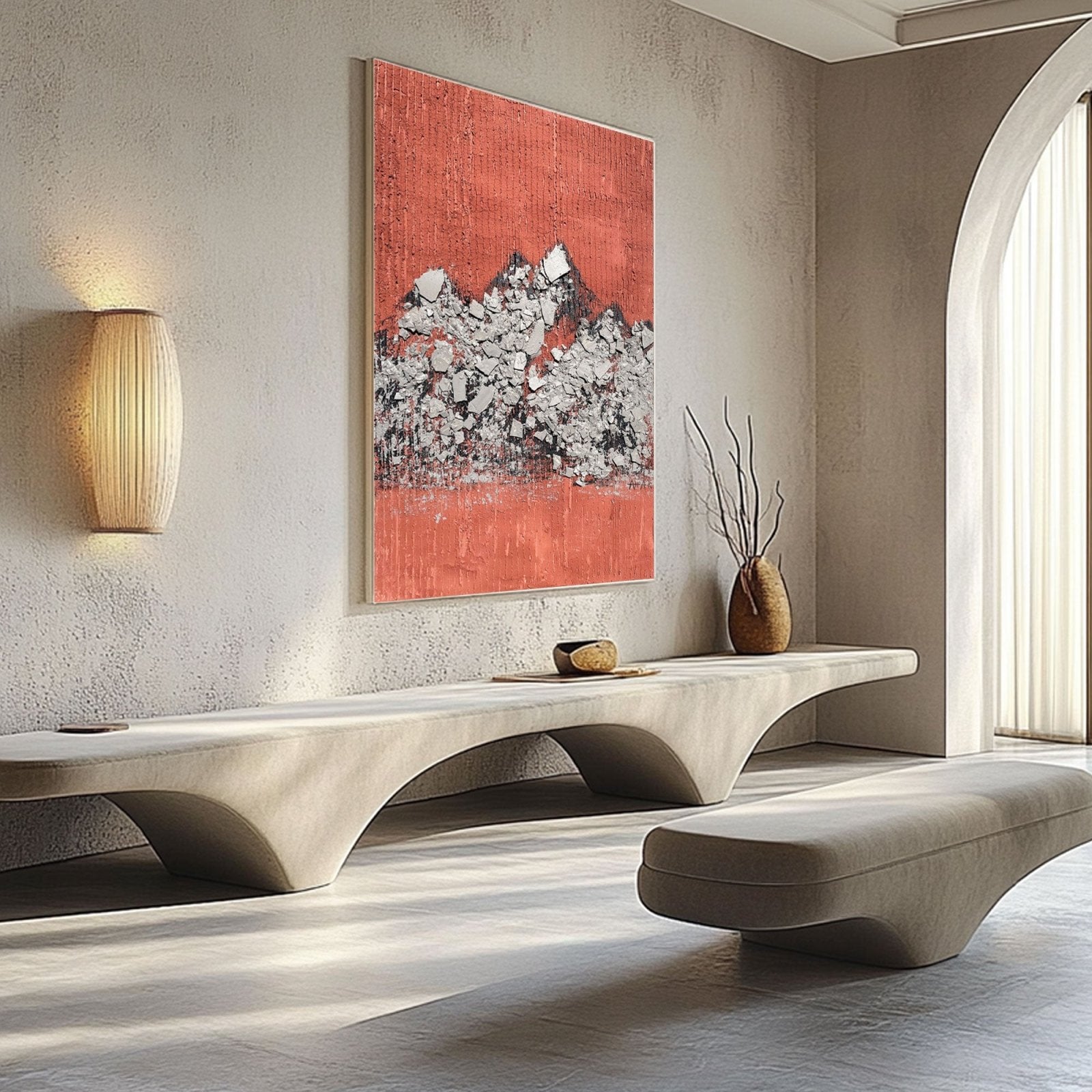 Abstract Painting "Ruptura y Renacimiento” - nukeart