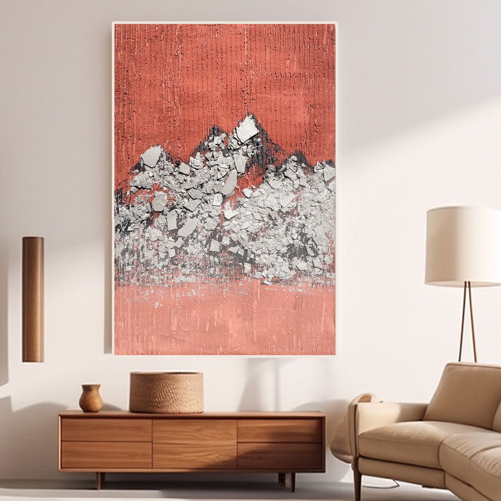 Abstract Painting "Ruptura y Renacimiento” - nukeart