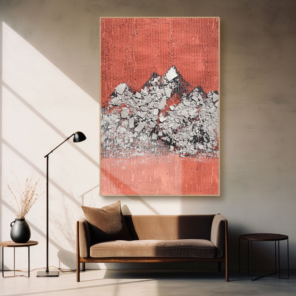 Abstract Painting "Ruptura y Renacimiento” - nukeart