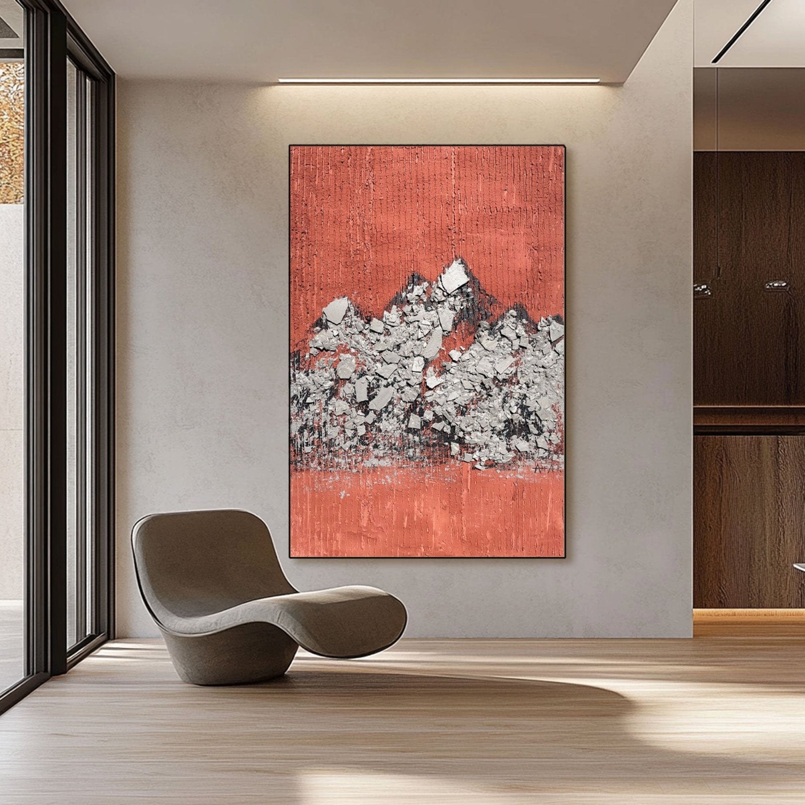 Abstract Painting "Ruptura y Renacimiento” - nukeart