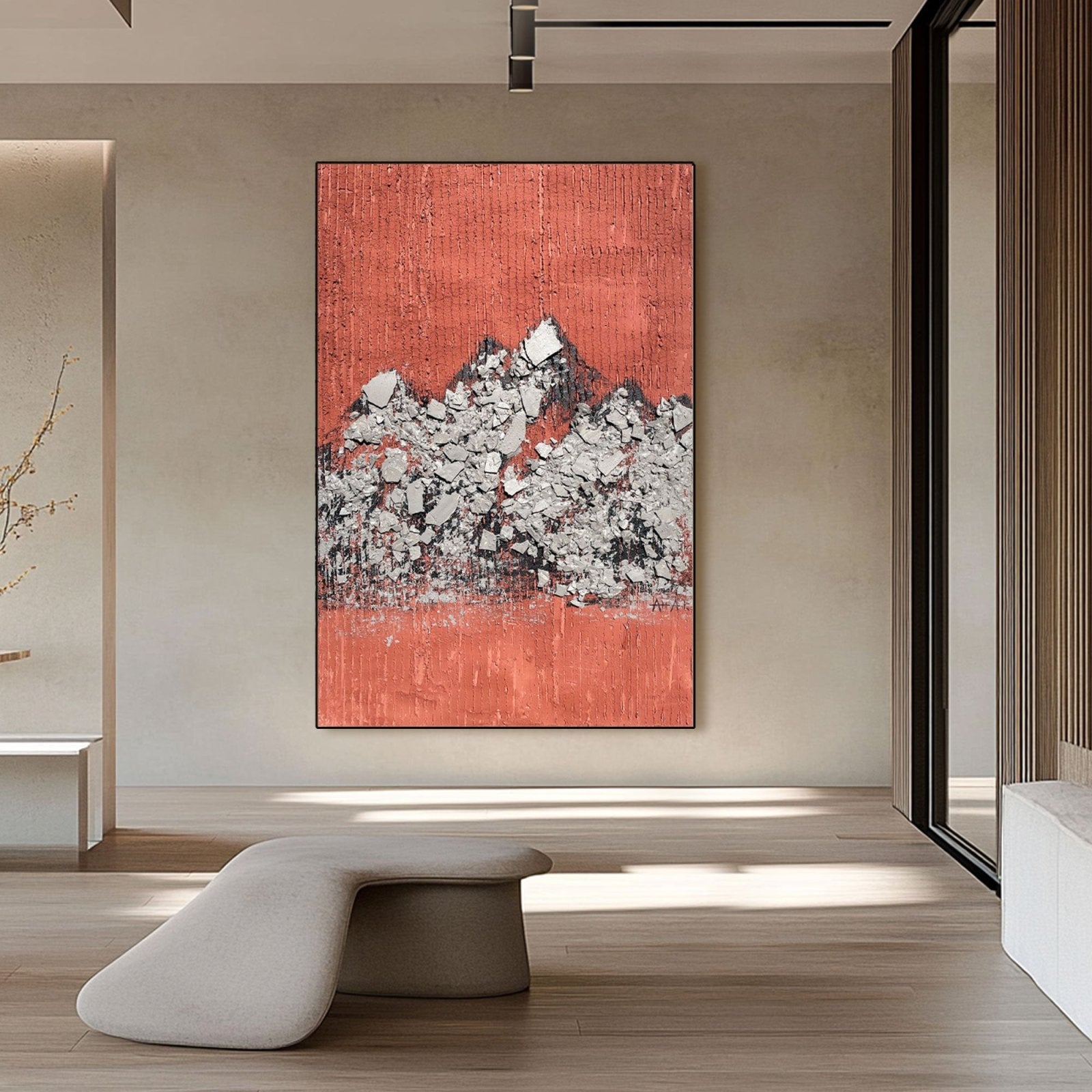 Abstract Painting "Ruptura y Renacimiento” - nukeart