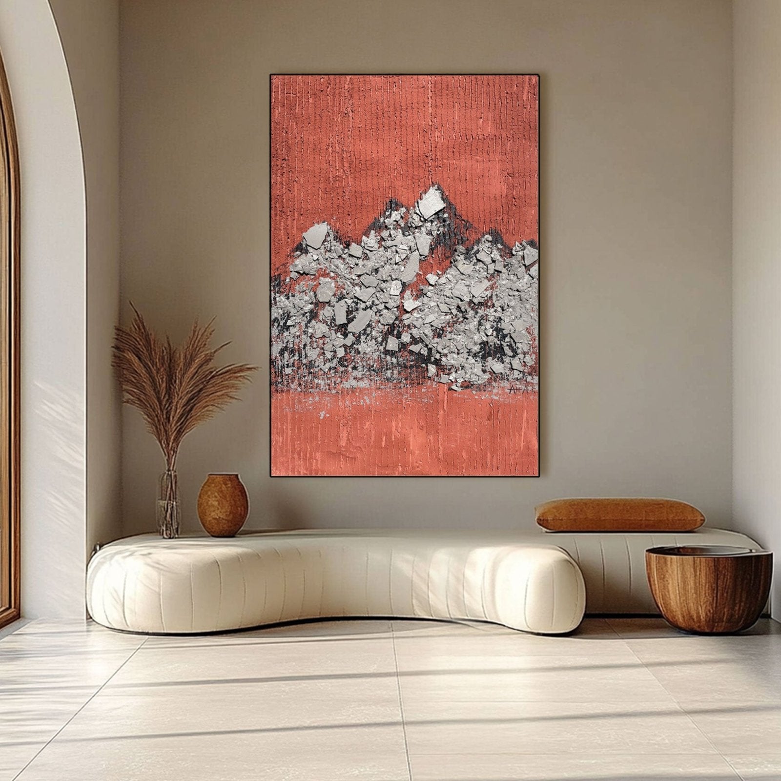 Abstract Painting "Ruptura y Renacimiento” - nukeart