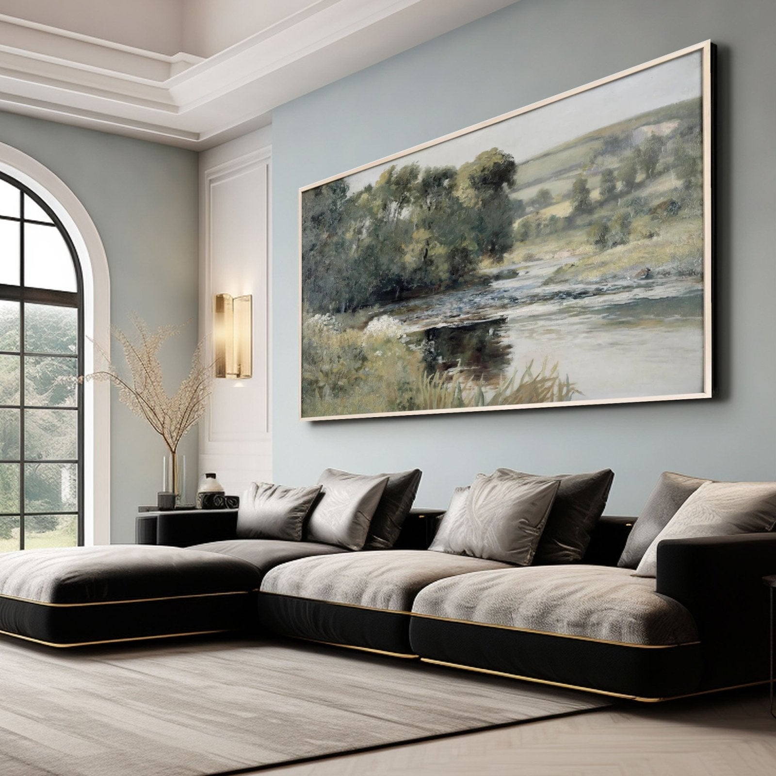 Abstract Painting "Ruststroom " - nukeart