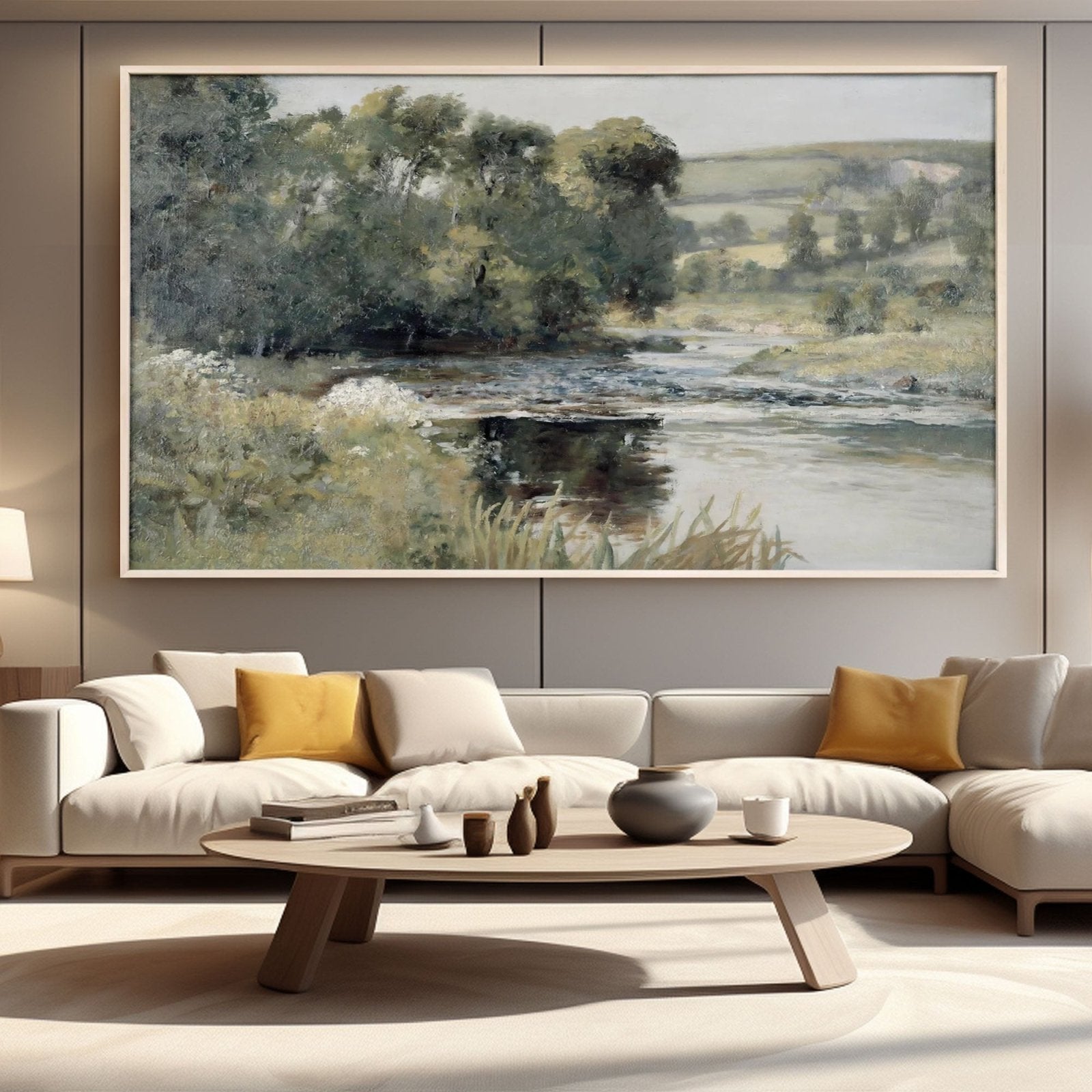 Abstract Painting "Ruststroom " - nukeart