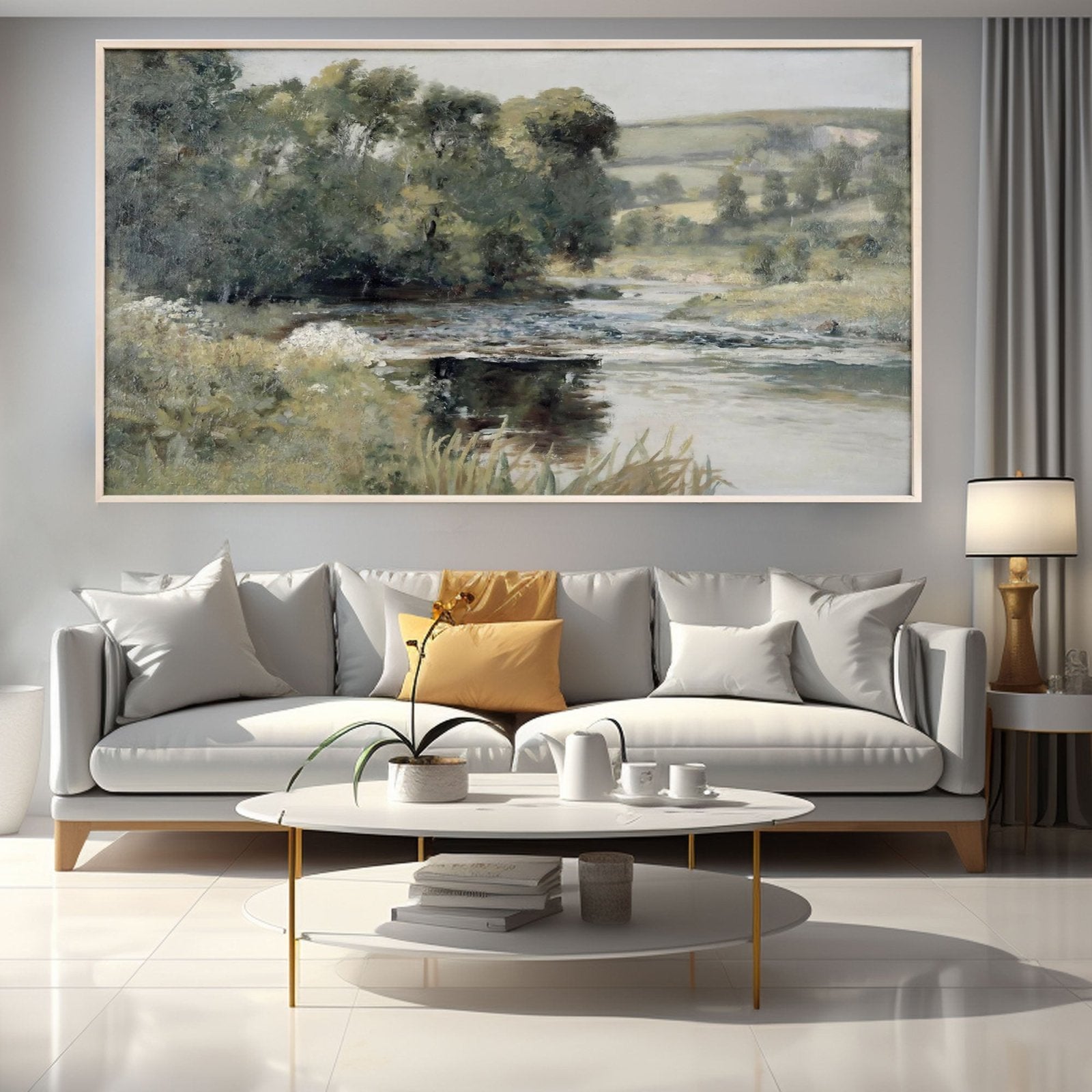 Abstract Painting "Ruststroom " - nukeart