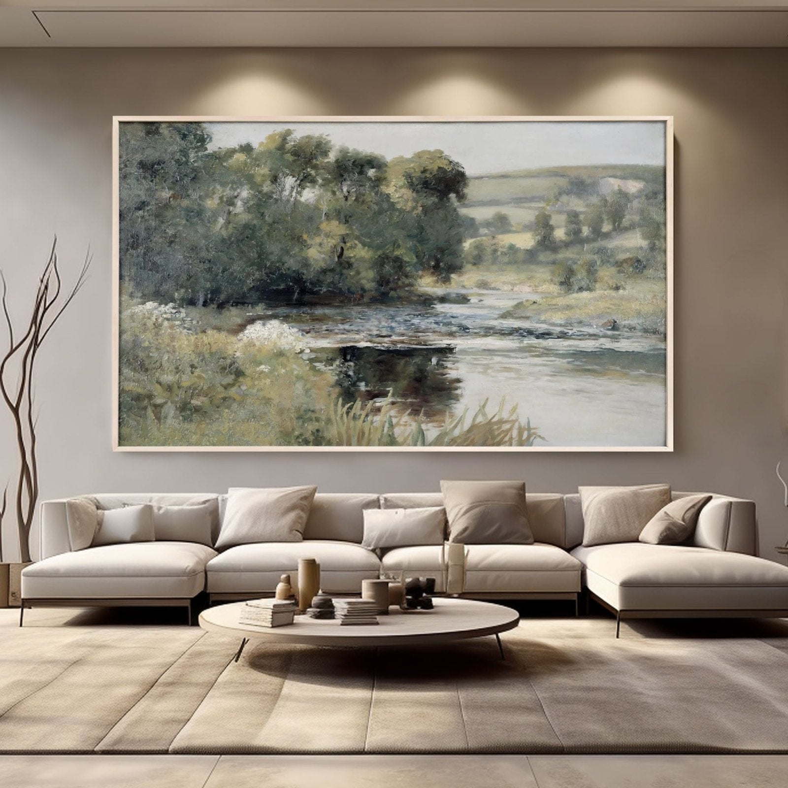 Abstract Painting "Ruststroom " - nukeart