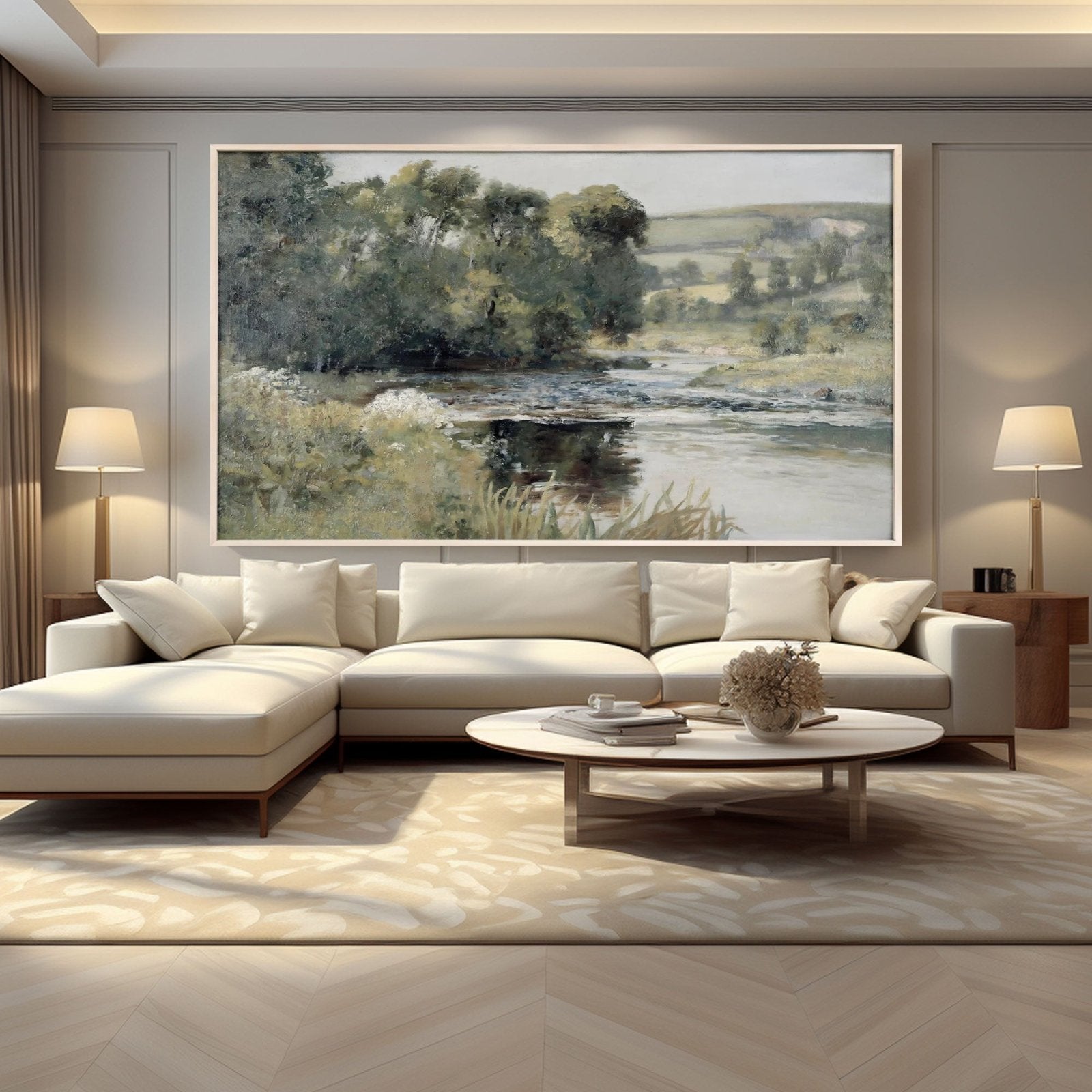 Abstract Painting "Ruststroom " - nukeart