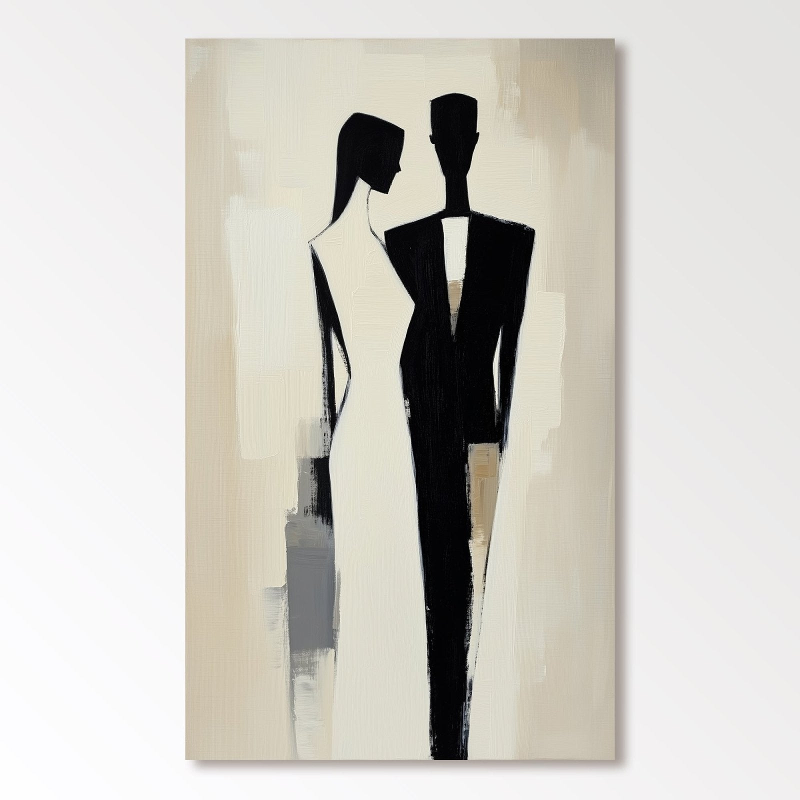 Abstract Painting "Schattenpaar Eleganz” - nukeart