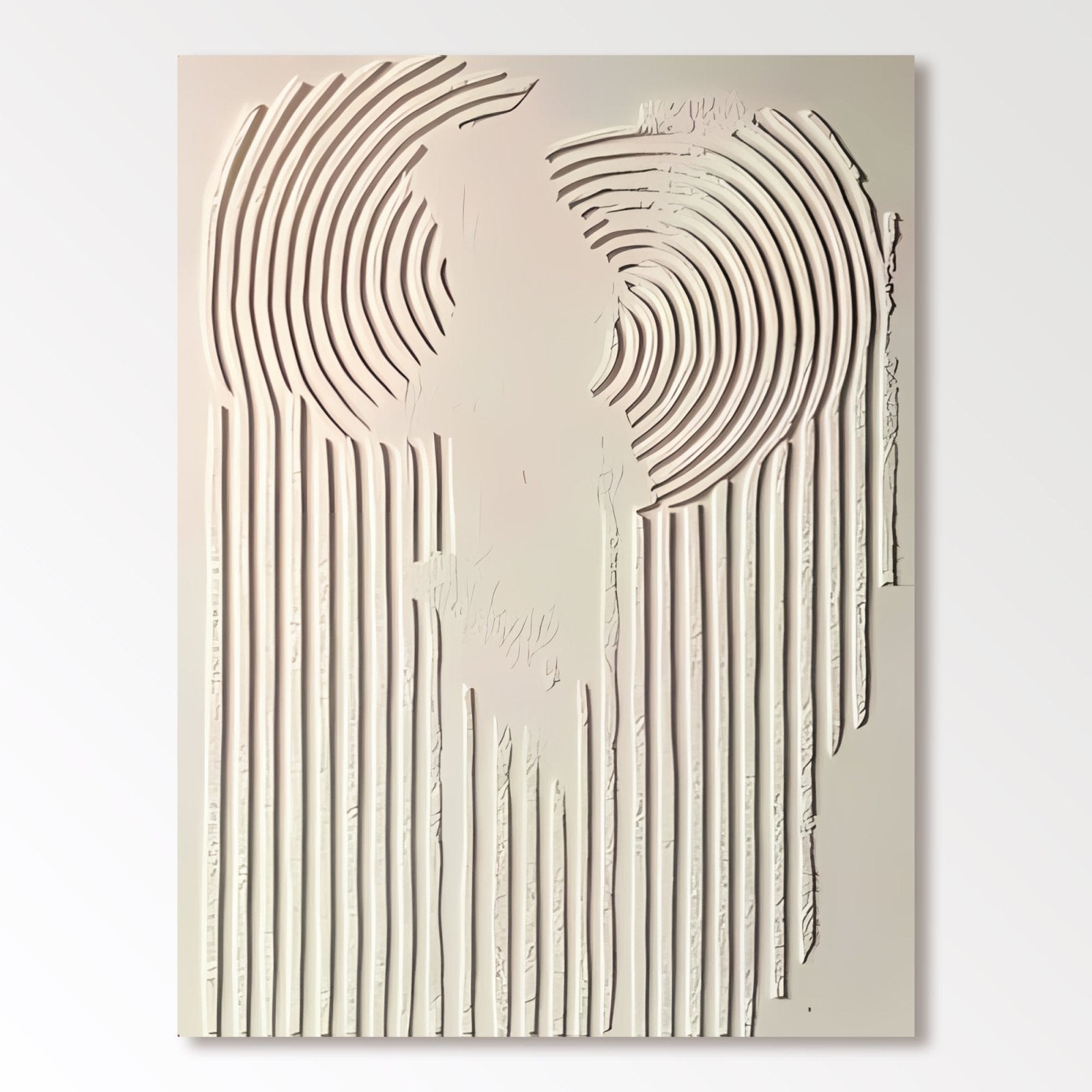 Abstract Painting "Schwingungen Einsamkeit” - nukeart