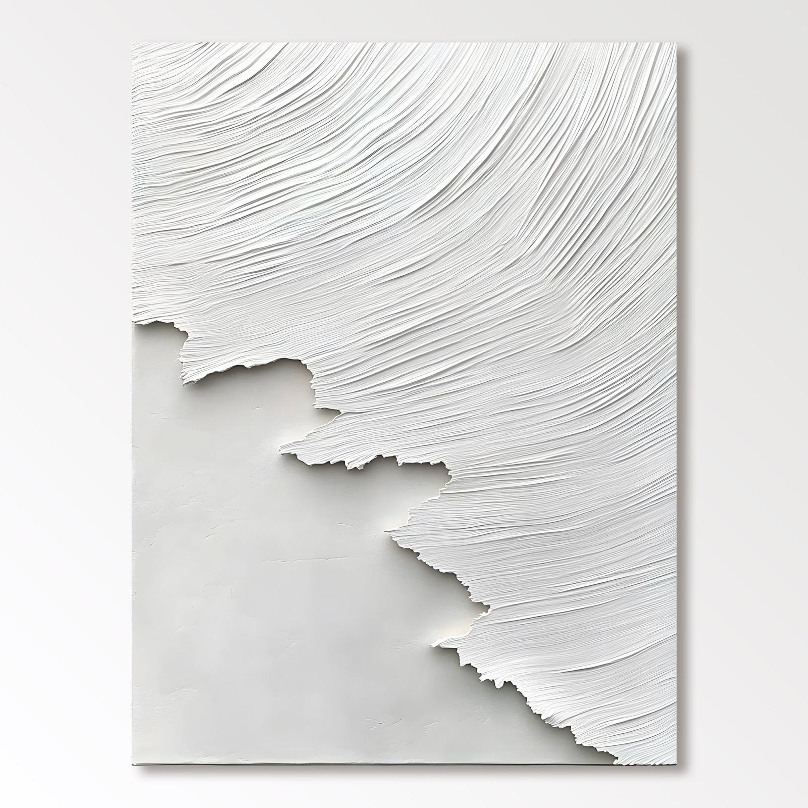 Abstract Painting "Serenidad Blanca” - nukeart