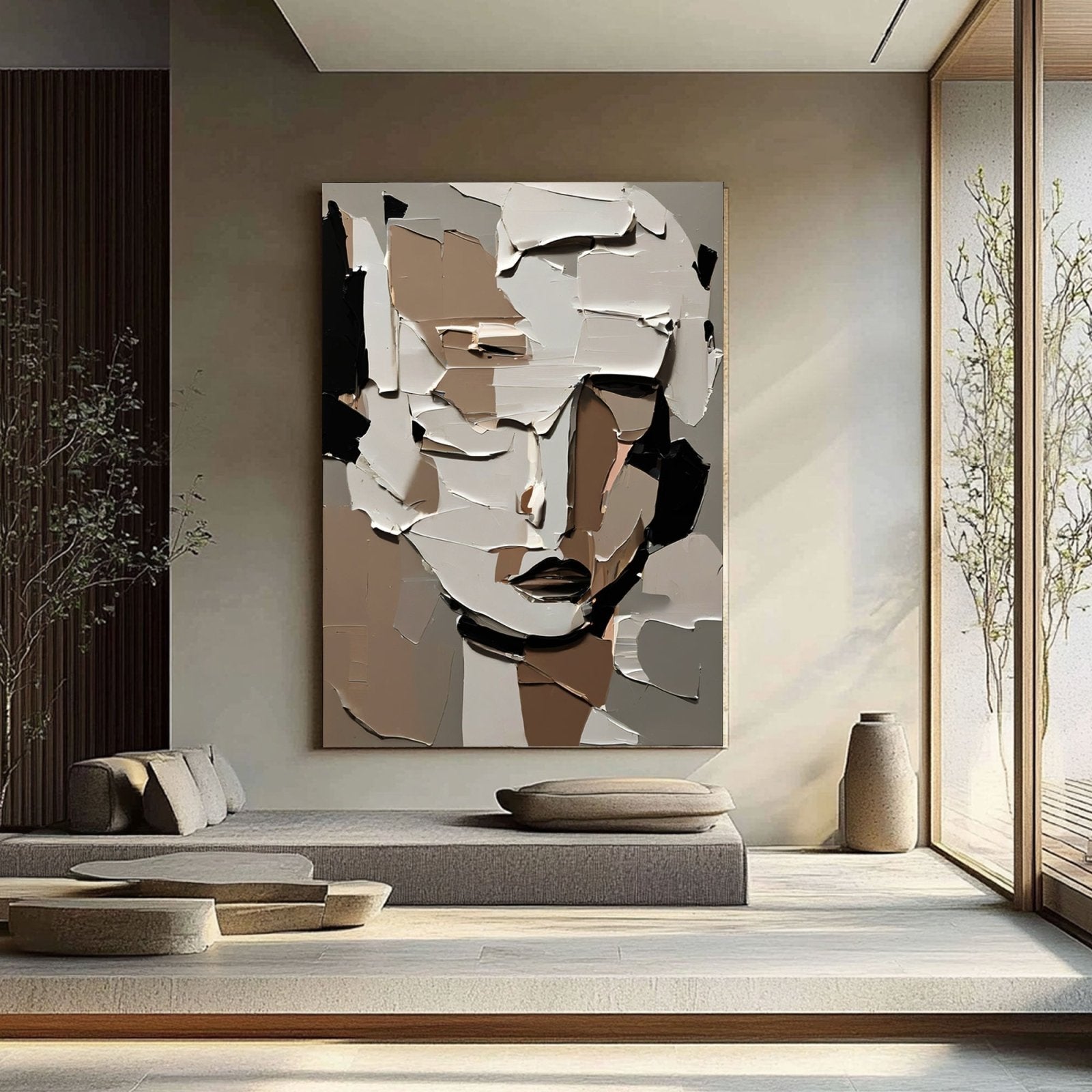 Abstract Painting "Silence Brisé” - nukeart