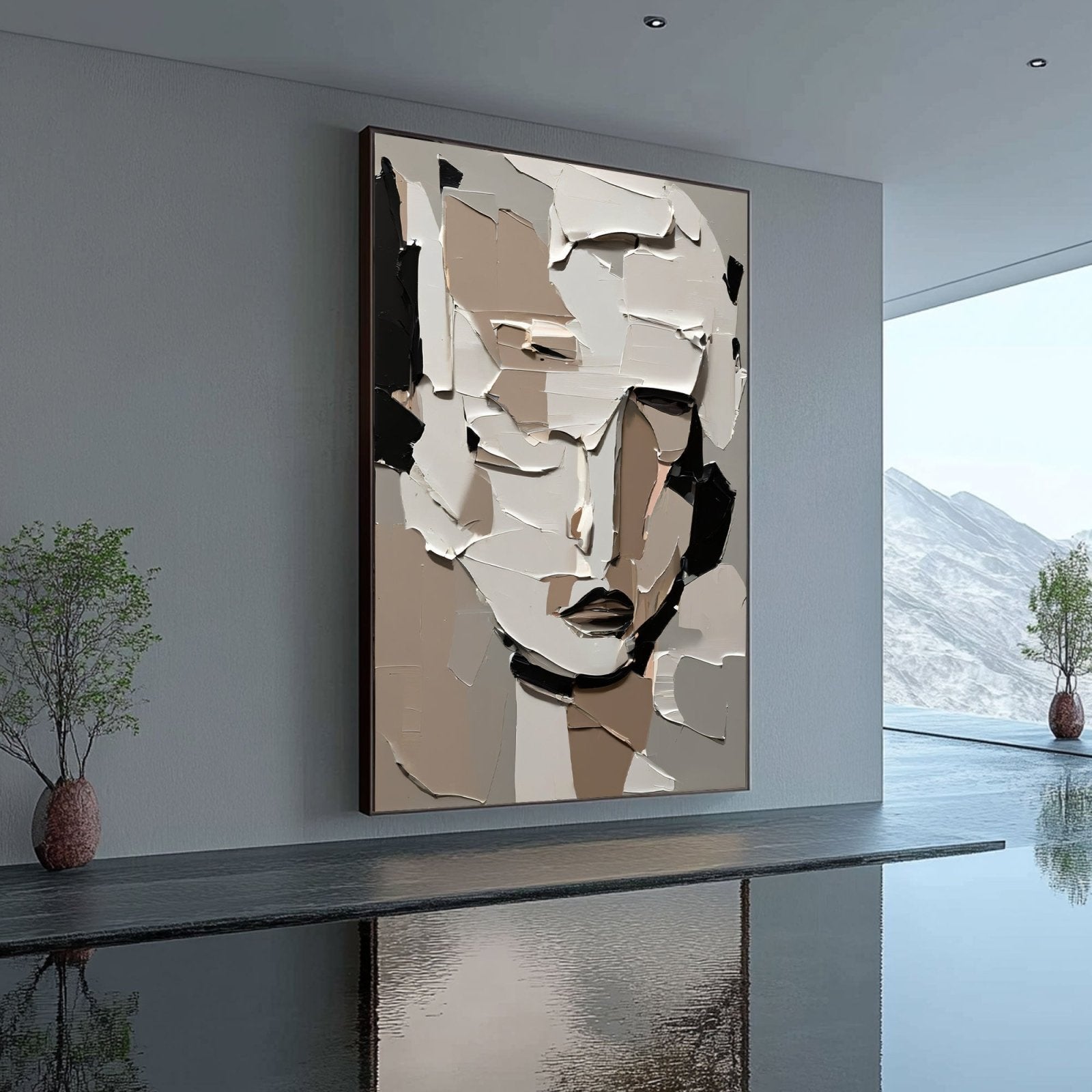 Abstract Painting "Silence Brisé” - nukeart