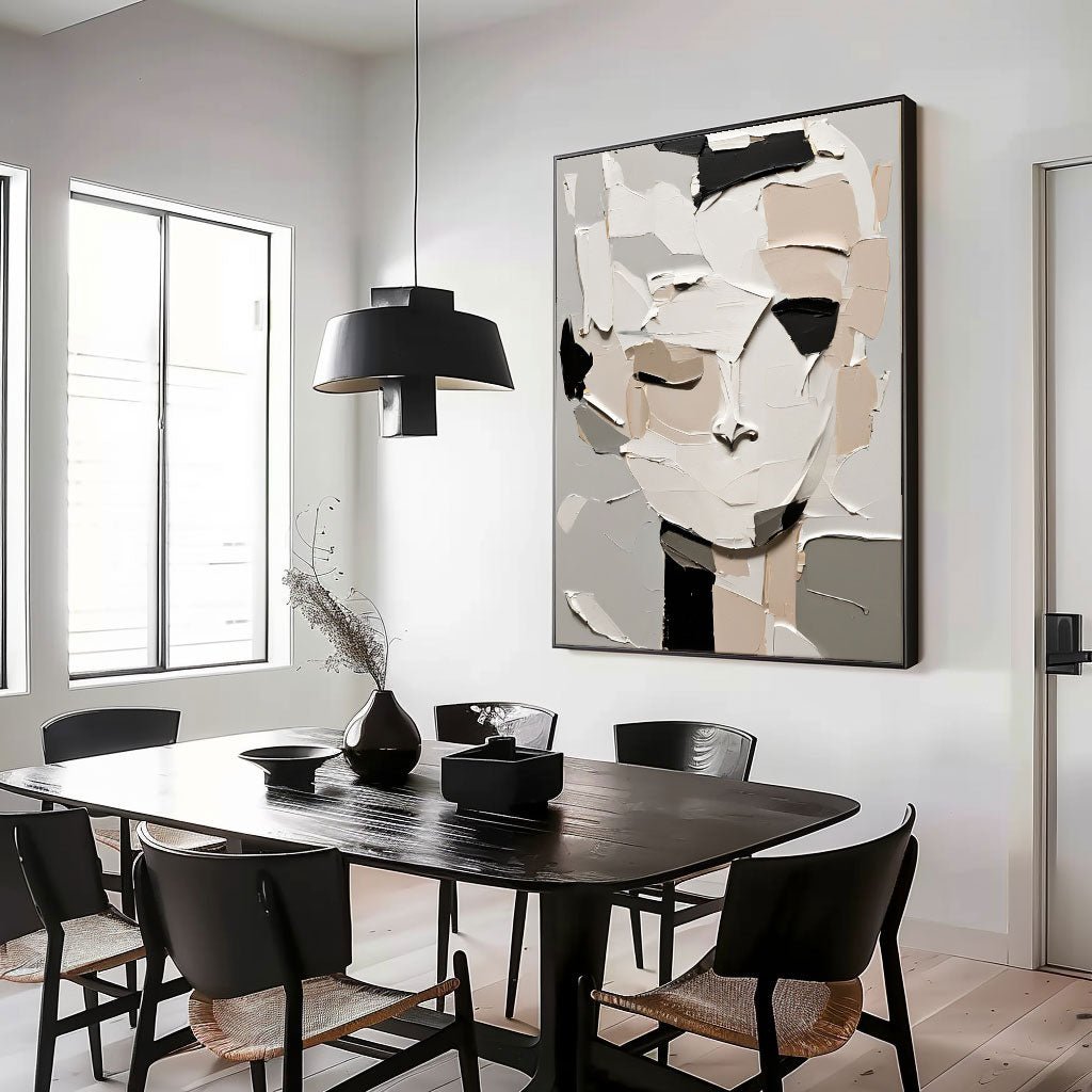 Abstract Painting "Silence Fragile” - nukeart