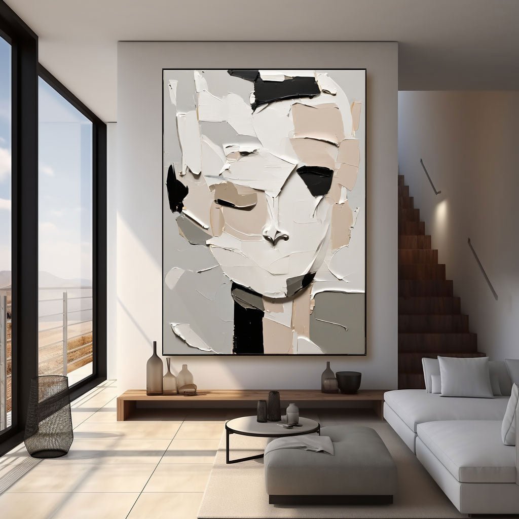 Abstract Painting "Silence Fragile” - nukeart