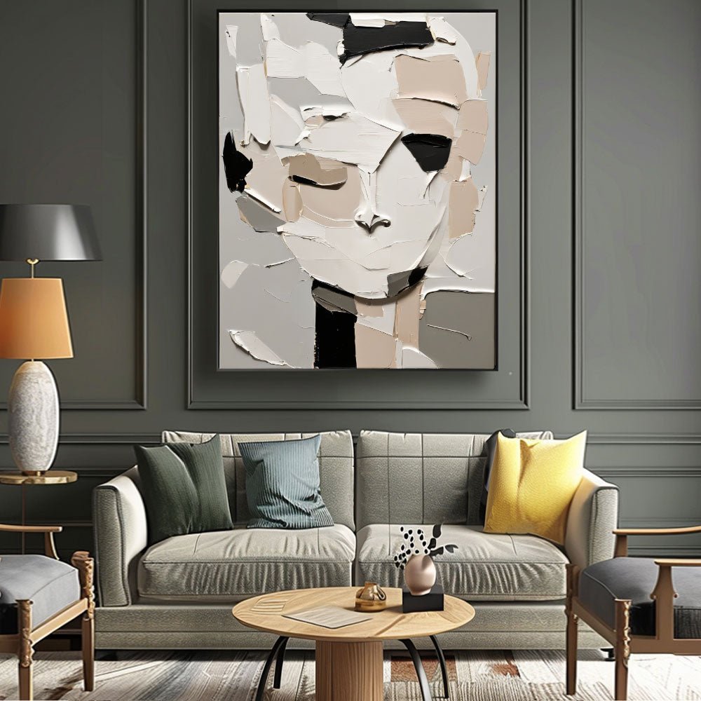 Abstract Painting "Silence Fragile” - nukeart