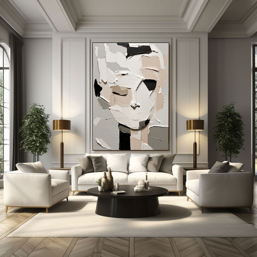 Abstract Painting "Silence Fragile” - nukeart