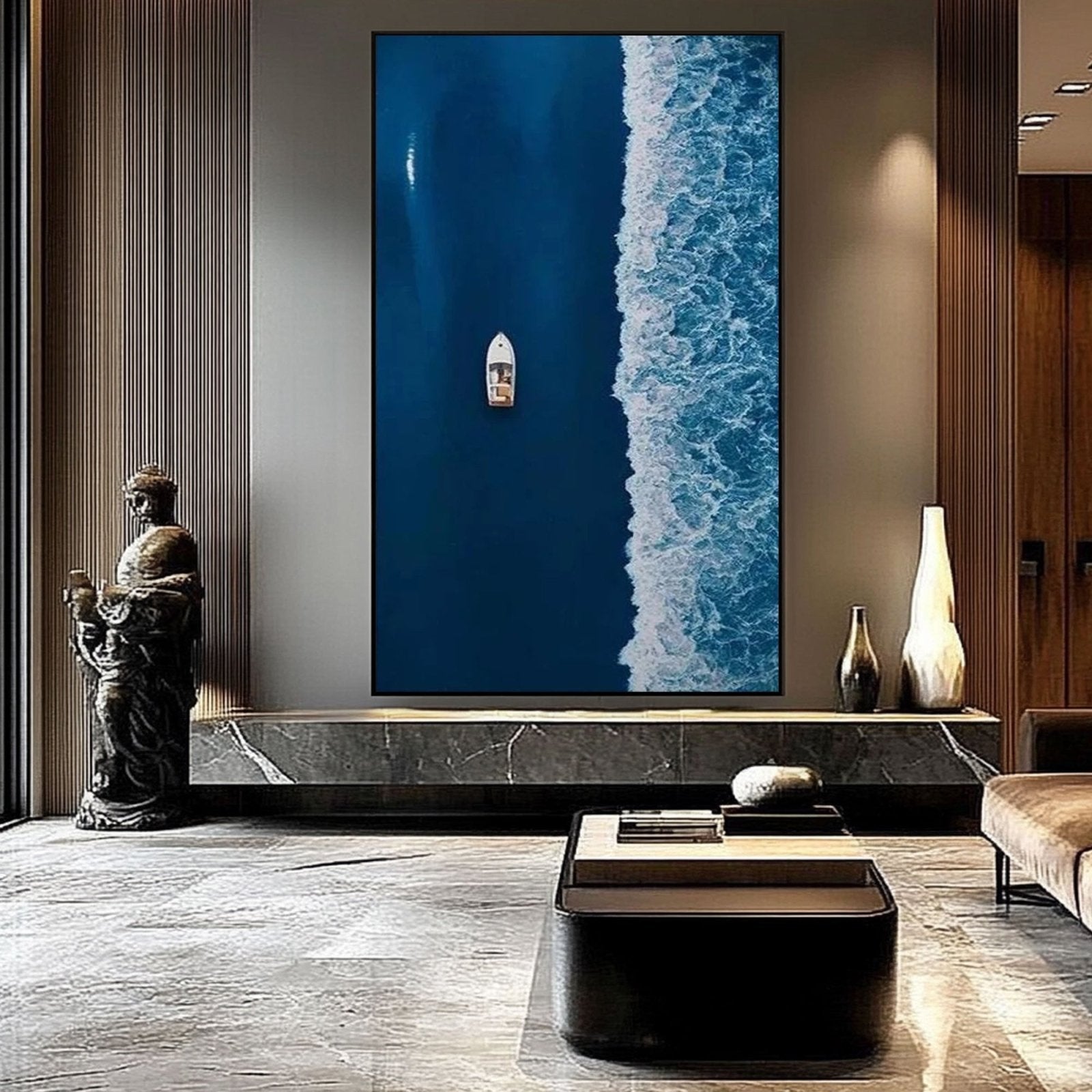 Abstract Painting "Silencio en Movimiento" - nukeart