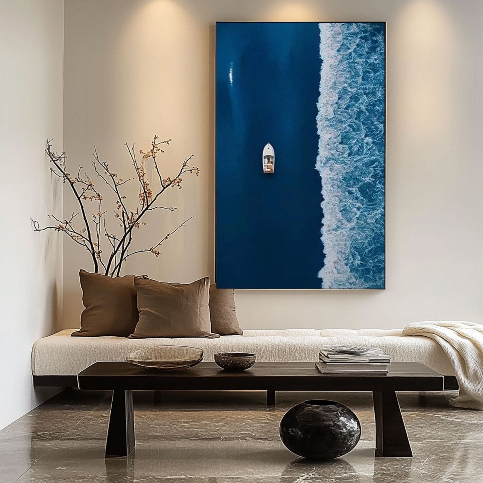 Abstract Painting "Silencio en Movimiento" - nukeart