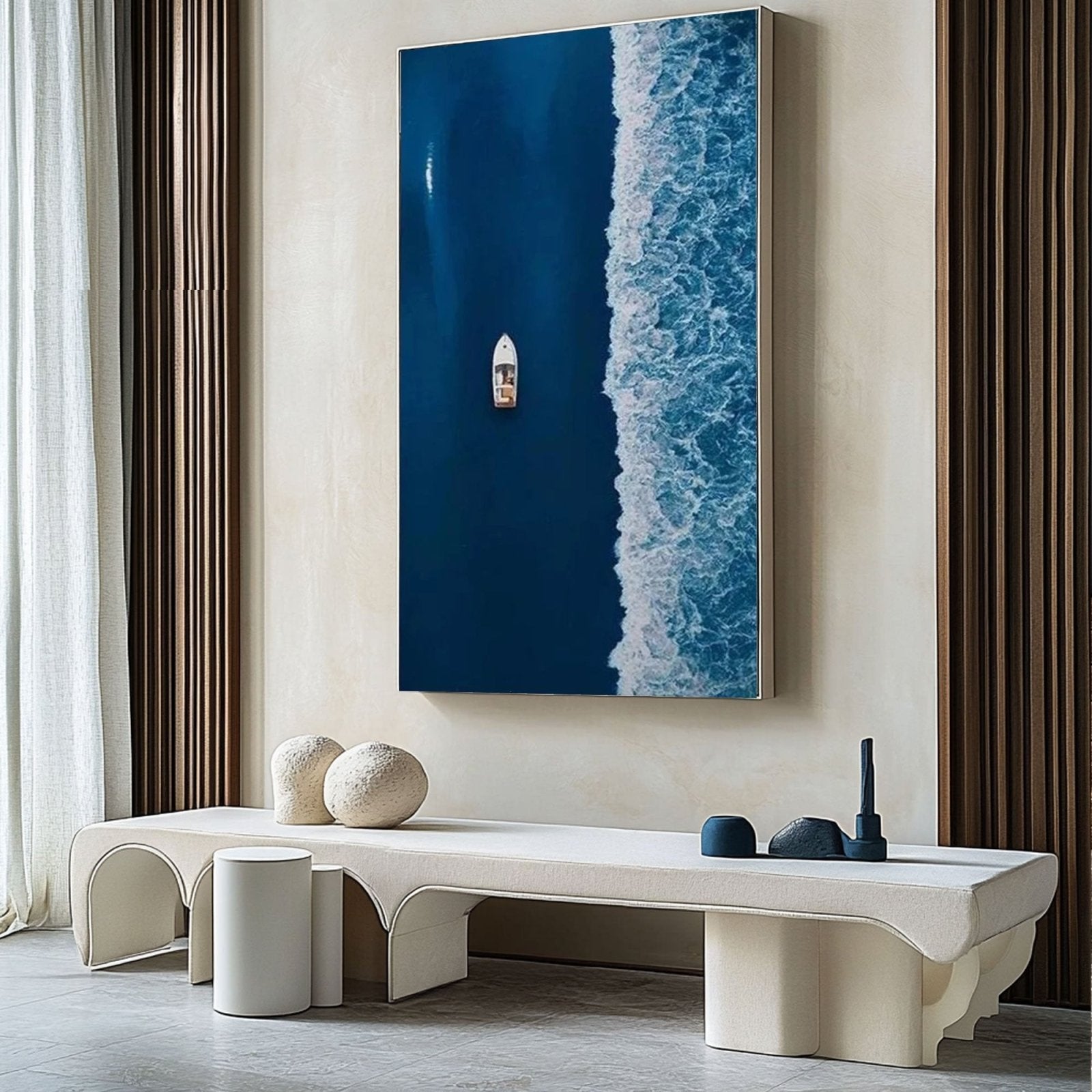 Abstract Painting "Silencio en Movimiento" - nukeart