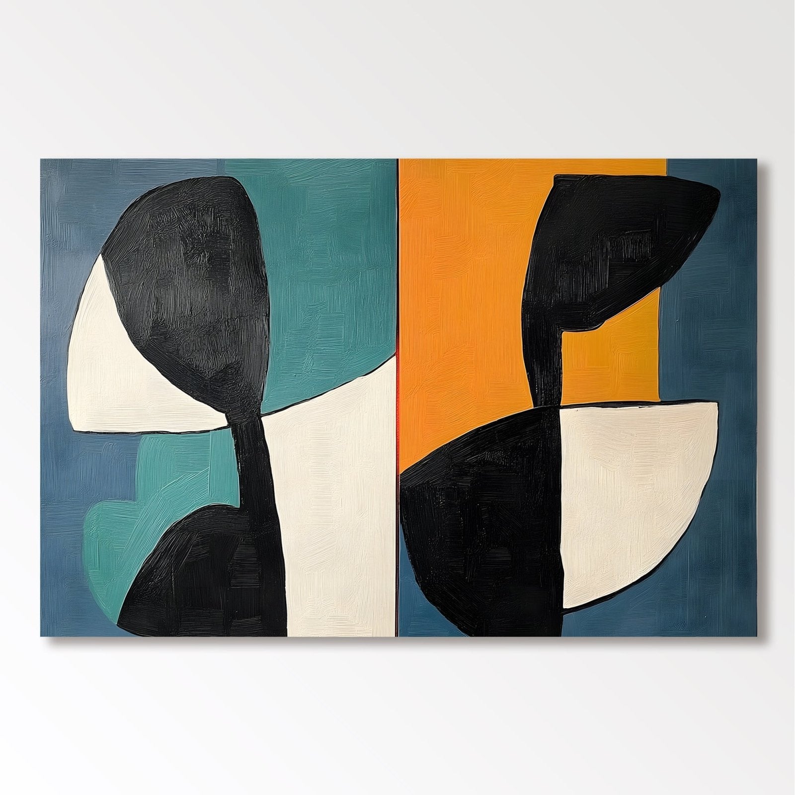 Abstract Painting "Simetría" - nukeart