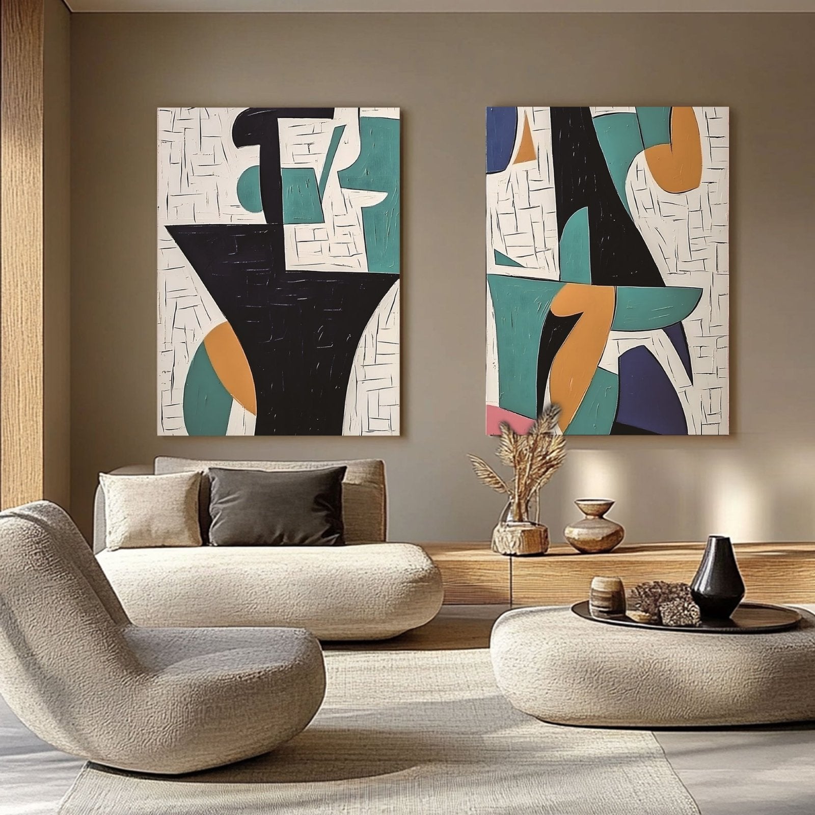 Abstract Painting "Sinergia” - nukeart
