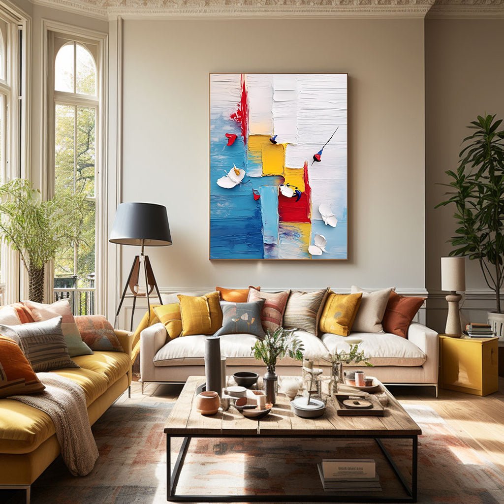 Abstract Painting "Sinfonía de Colores" - nukeart