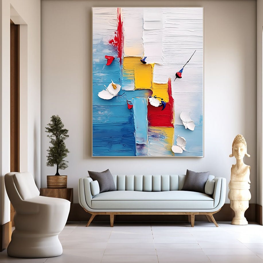 Abstract Painting "Sinfonía de Colores" - nukeart