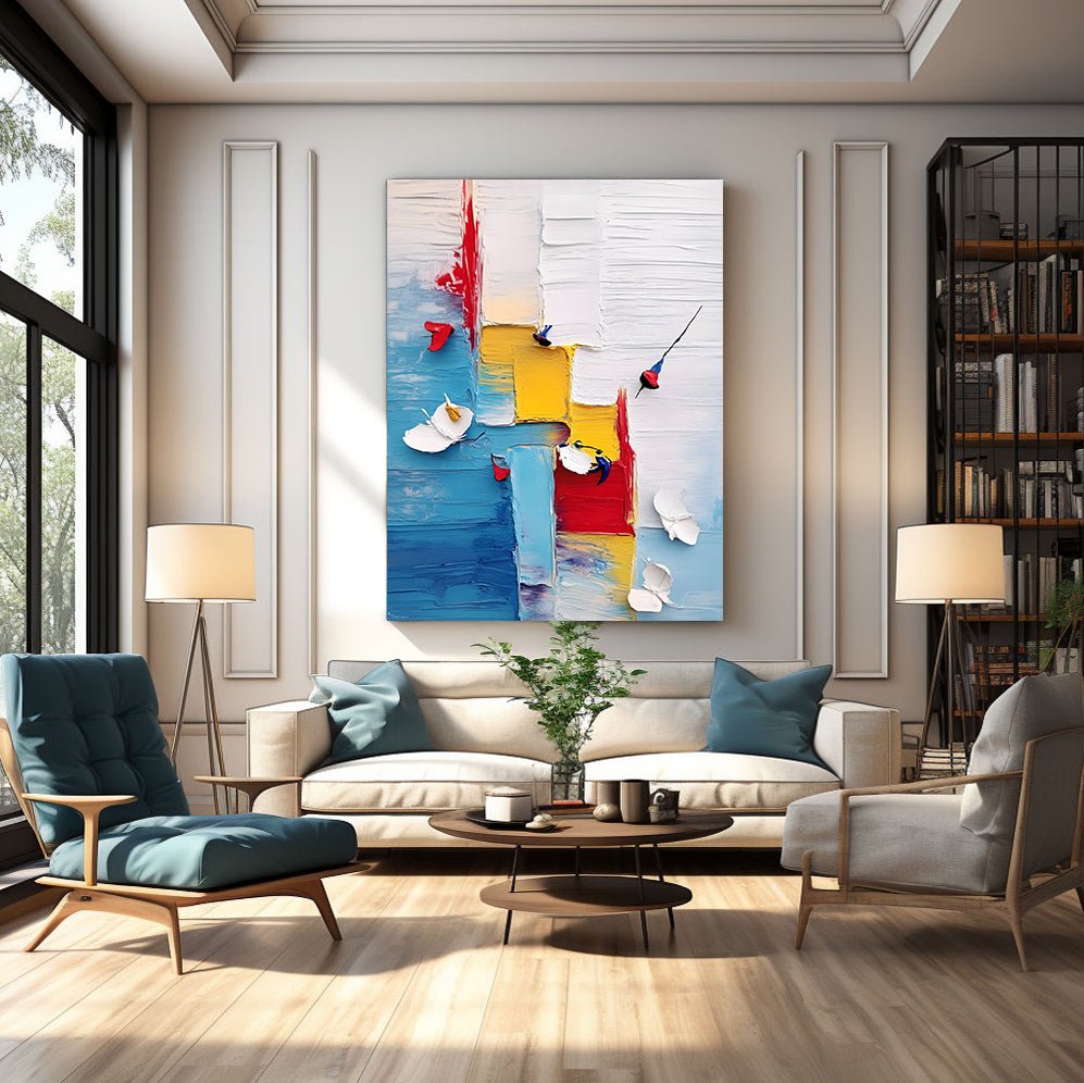 Abstract Painting "Sinfonía de Colores" - nukeart
