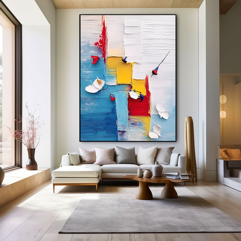 Abstract Painting "Sinfonía de Colores" - nukeart