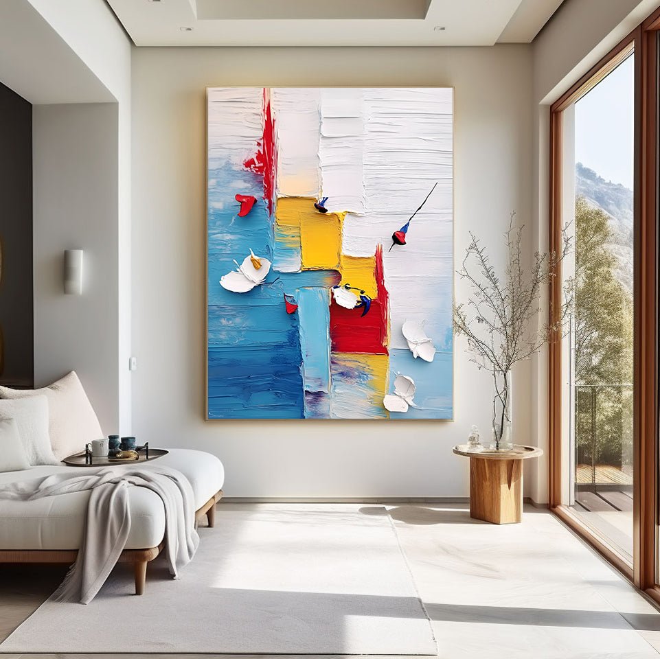 Abstract Painting "Sinfonía de Colores" - nukeart