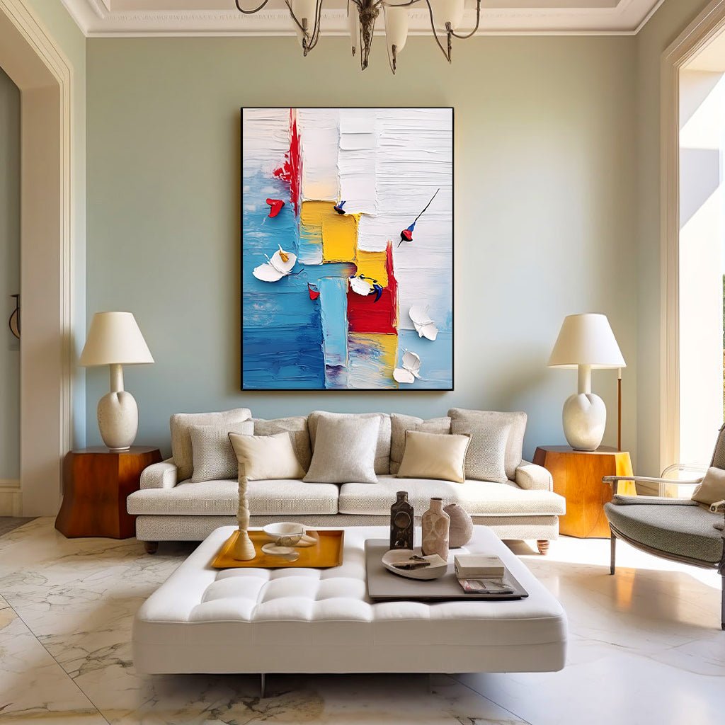 Abstract Painting "Sinfonía de Colores" - nukeart