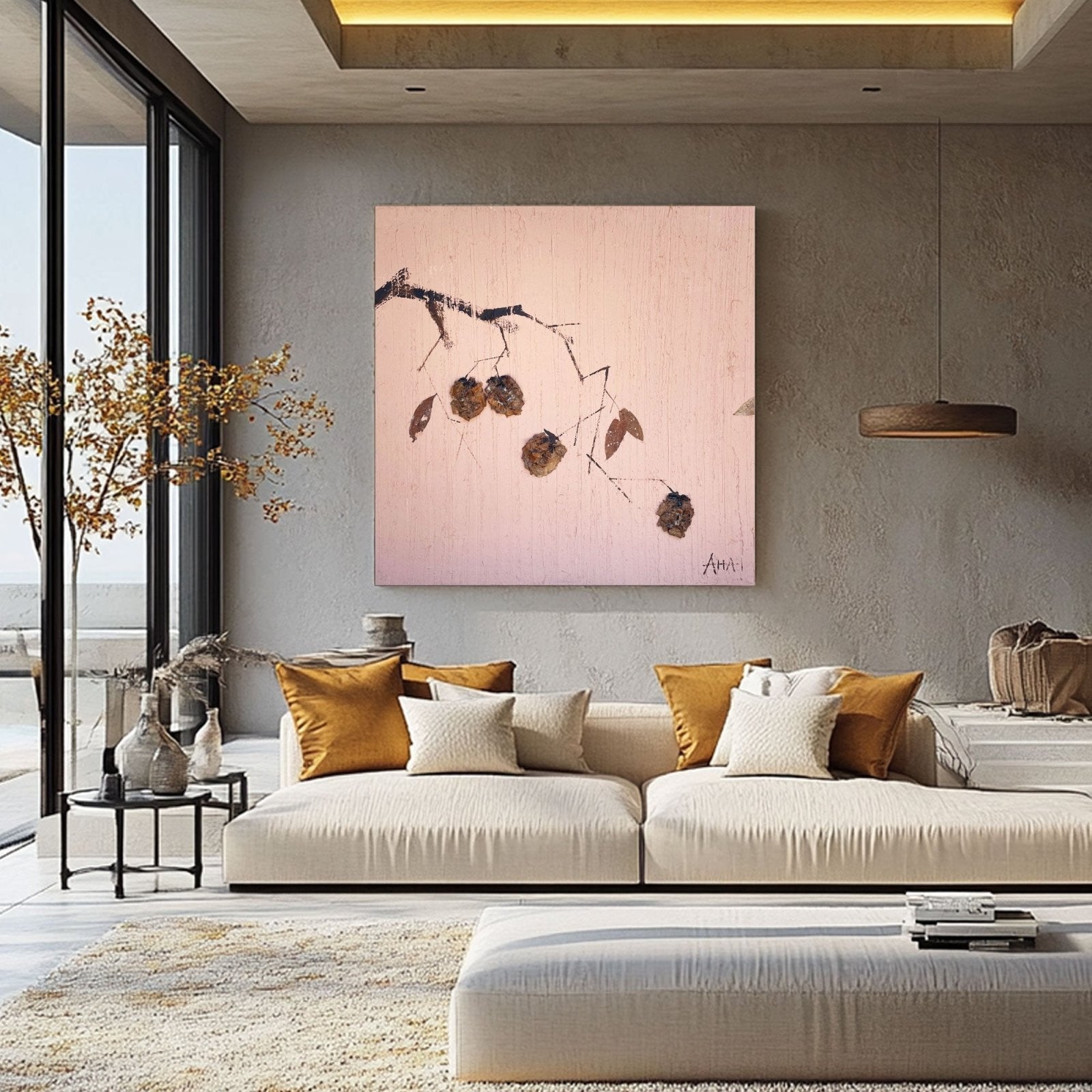 Abstract Painting "Skogens Minne” - nukeart
