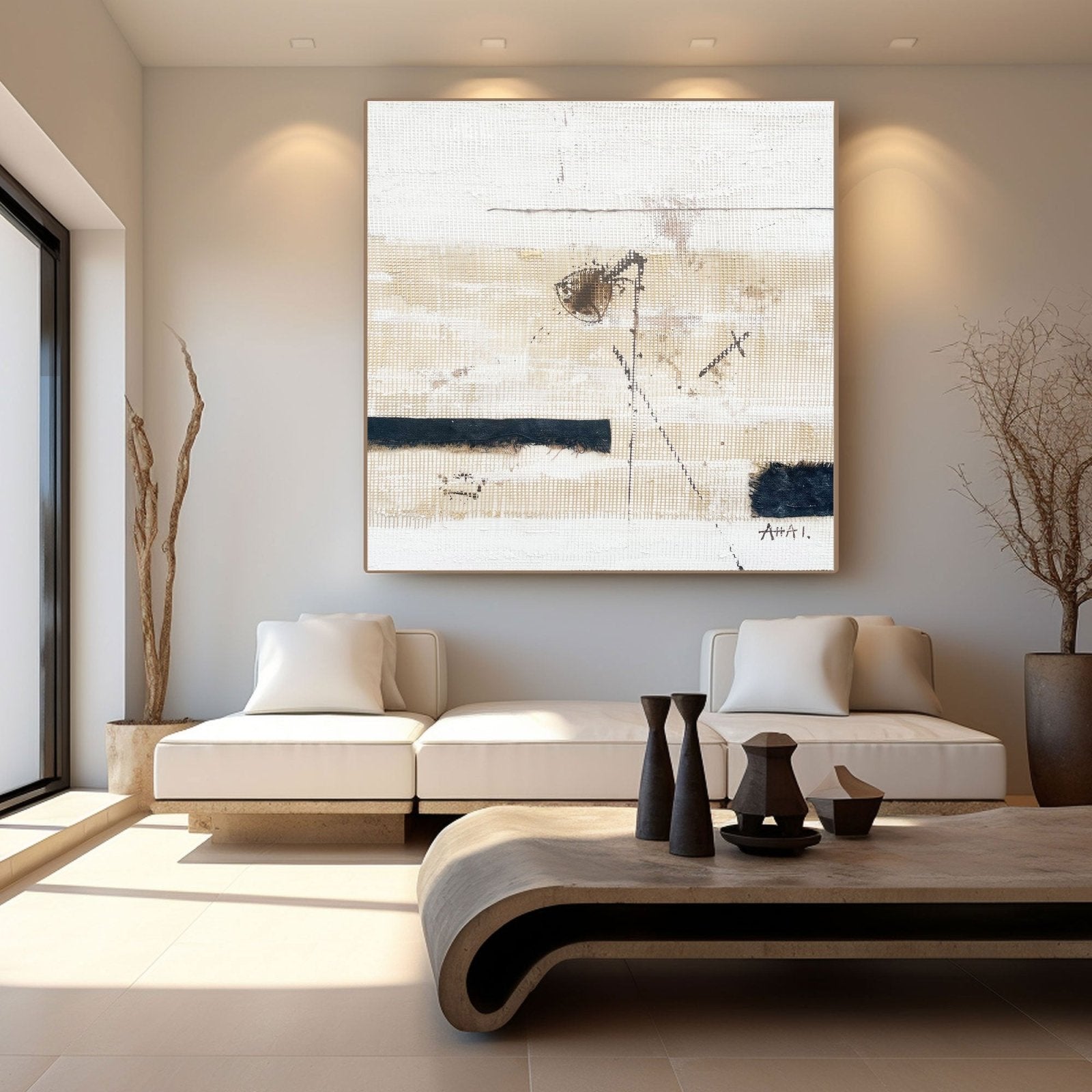 Abstract Painting "Skryté Spisy” - nukeart