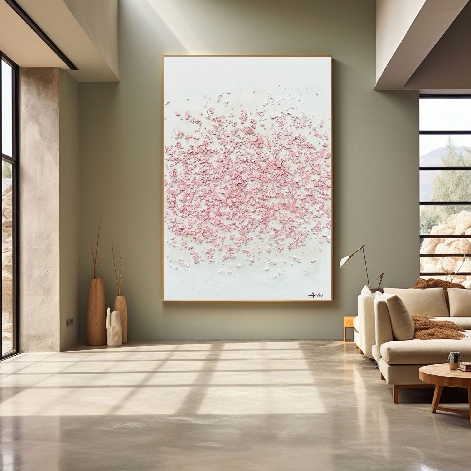 Abstract Painting "Smulor av Dröm” - nukeart