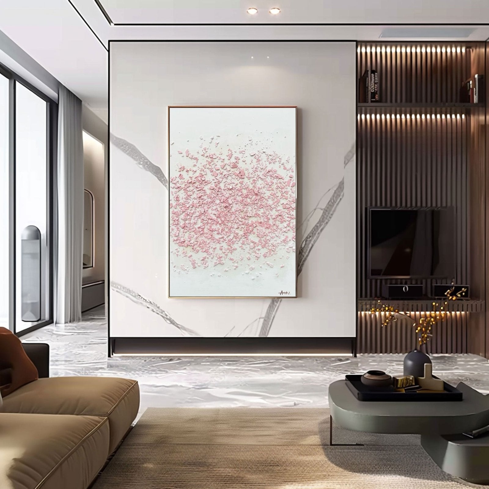Abstract Painting "Smulor av Dröm” - nukeart