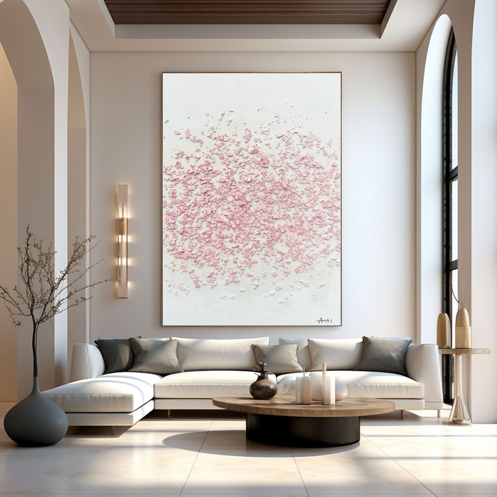 Abstract Painting "Smulor av Dröm” - nukeart