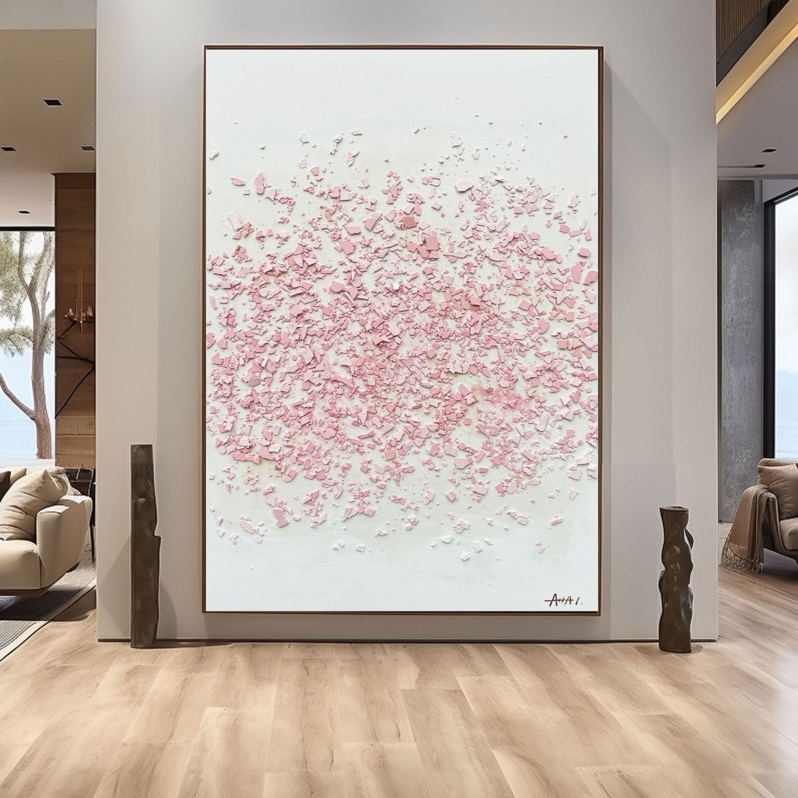 Abstract Painting "Smulor av Dröm” - nukeart