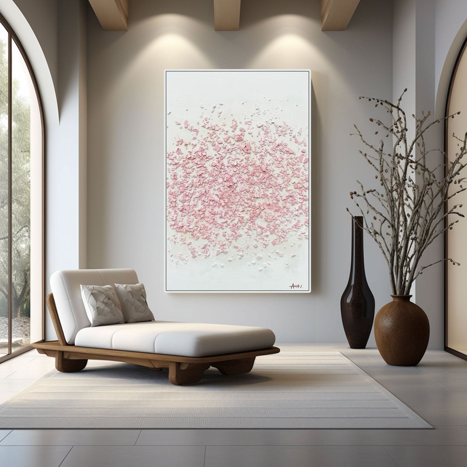 Abstract Painting "Smulor av Dröm” - nukeart