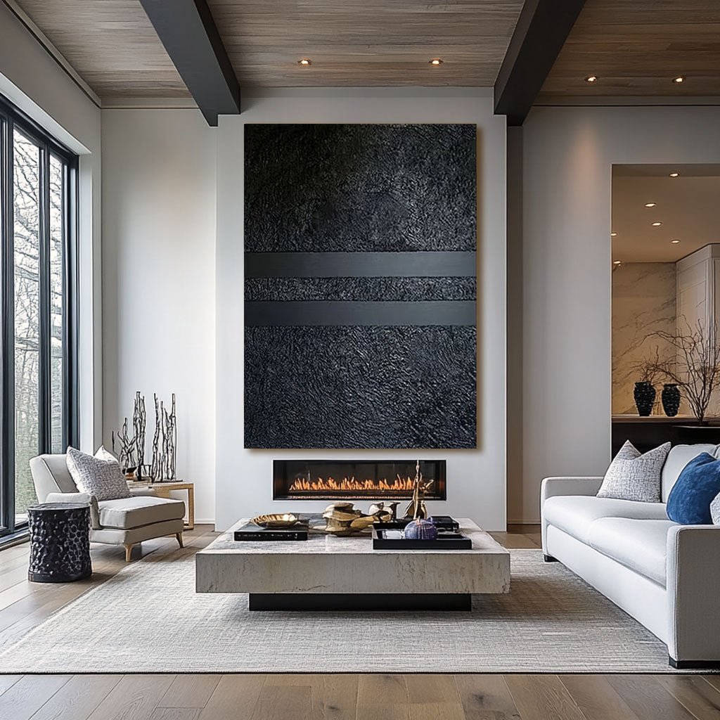 Abstract Painting "Sombra Estructurada” - nukeart