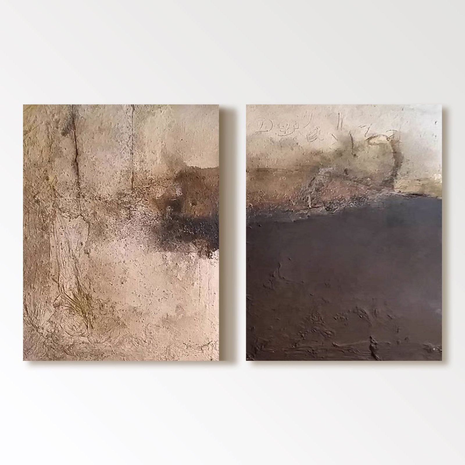 Abstract Painting "Souvenirs de la Terre" - nukeart
