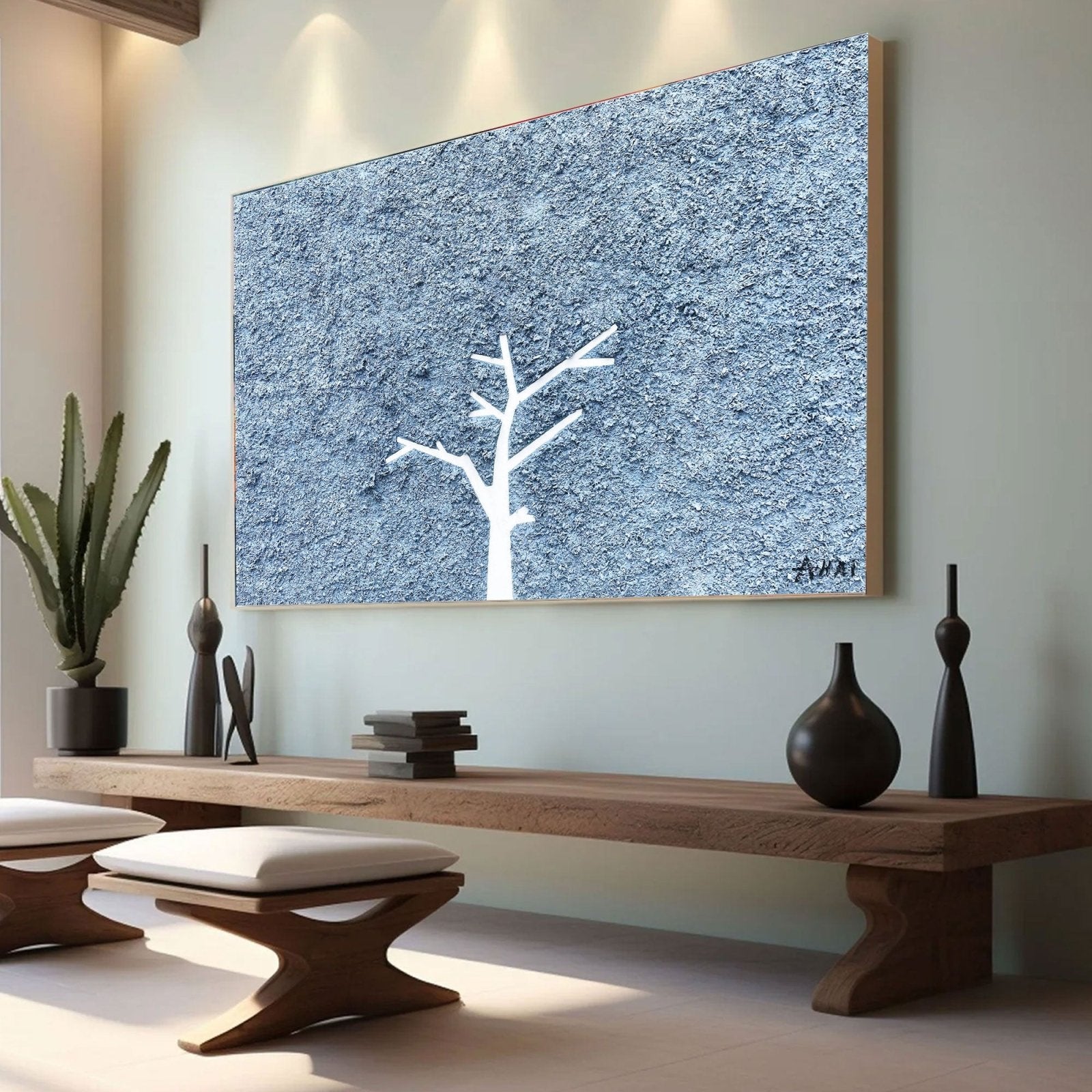 Abstract Painting "Strom v Izolaci" - nukeart
