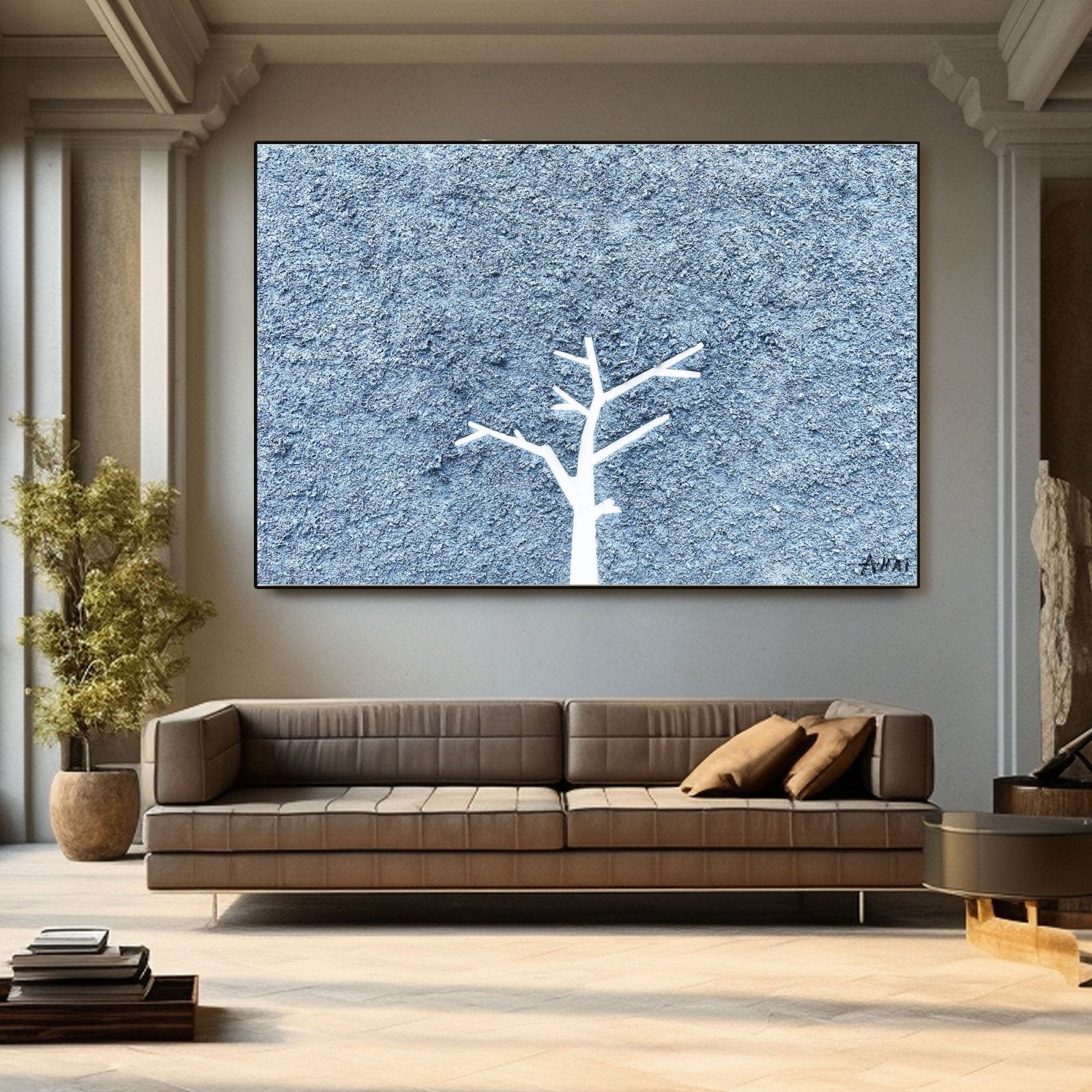 Abstract Painting "Strom v Izolaci" - nukeart