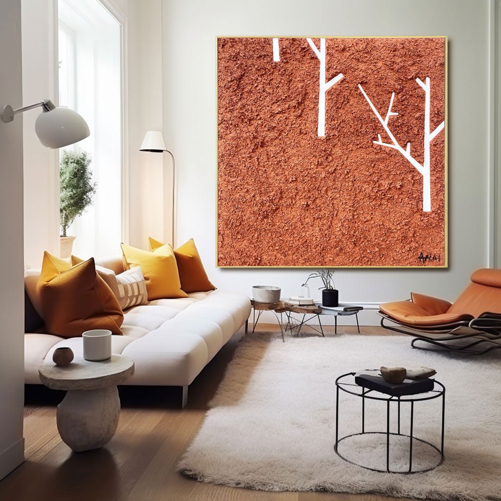 Abstract Painting "Stromy v Púšti” - nukeart