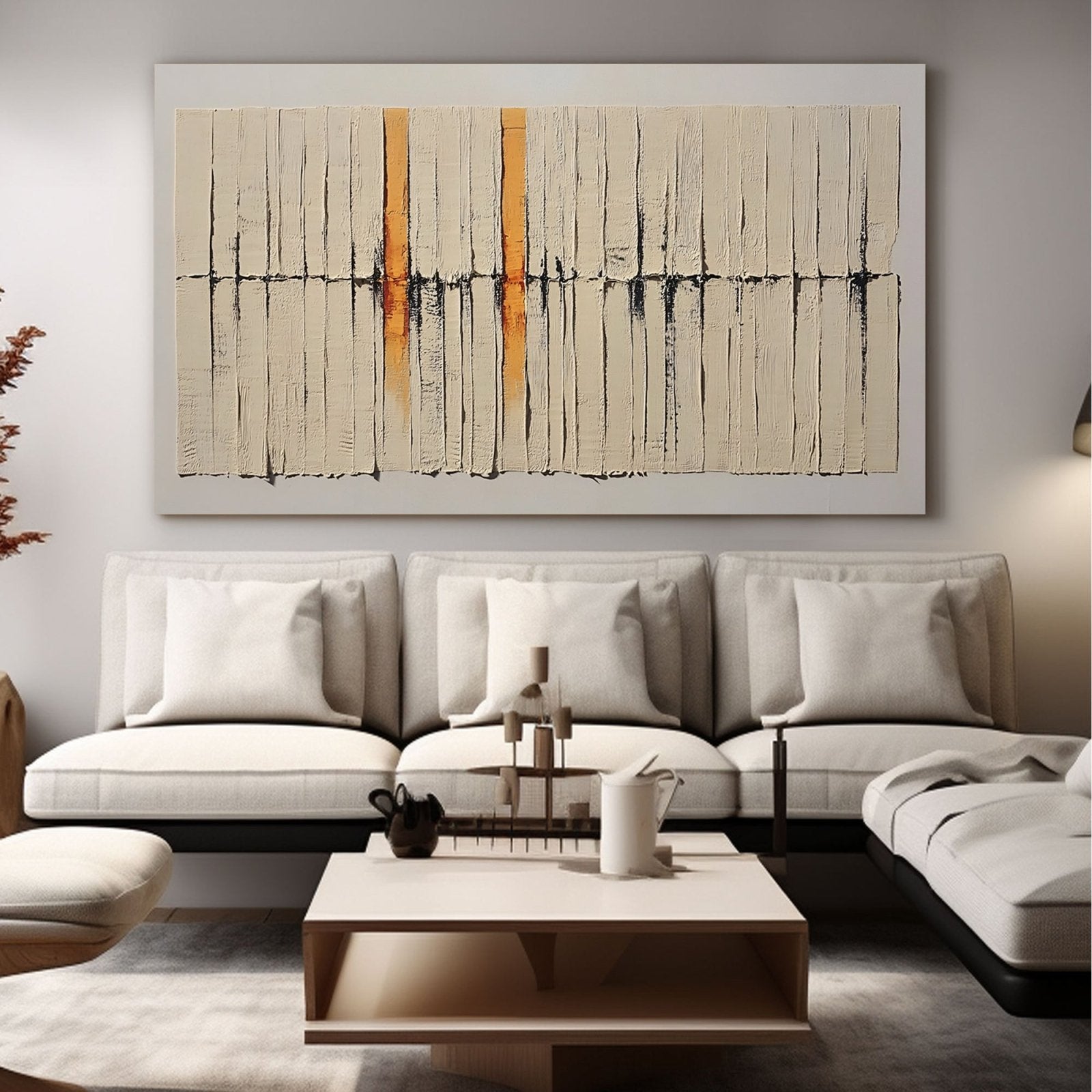Abstract Painting "Suavidad de Contrastes" - nukeart