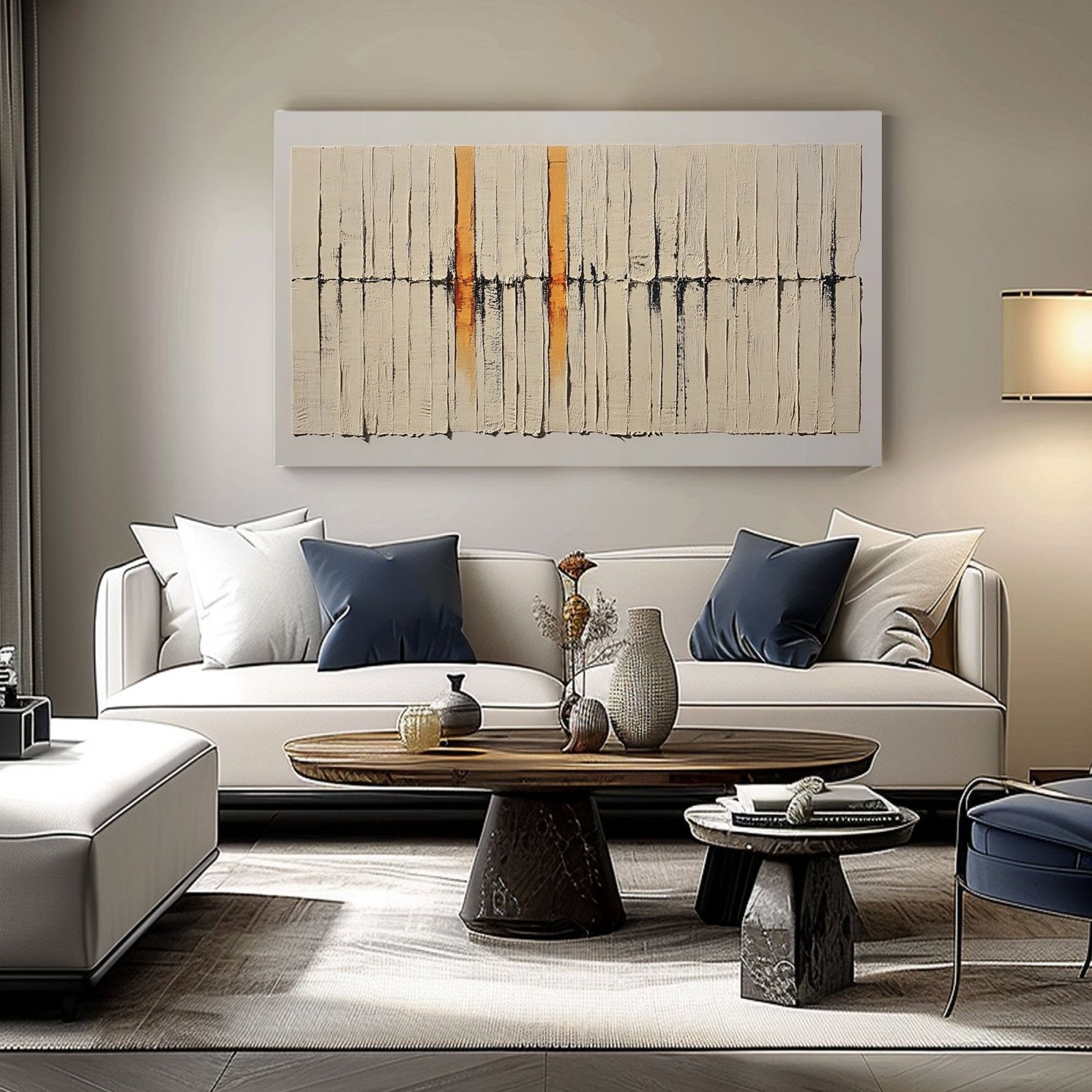 Abstract Painting "Suavidad de Contrastes" - nukeart