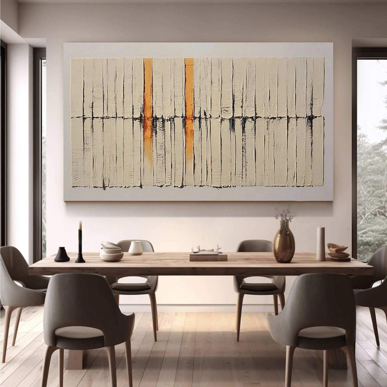 Abstract Painting "Suavidad de Contrastes" - nukeart