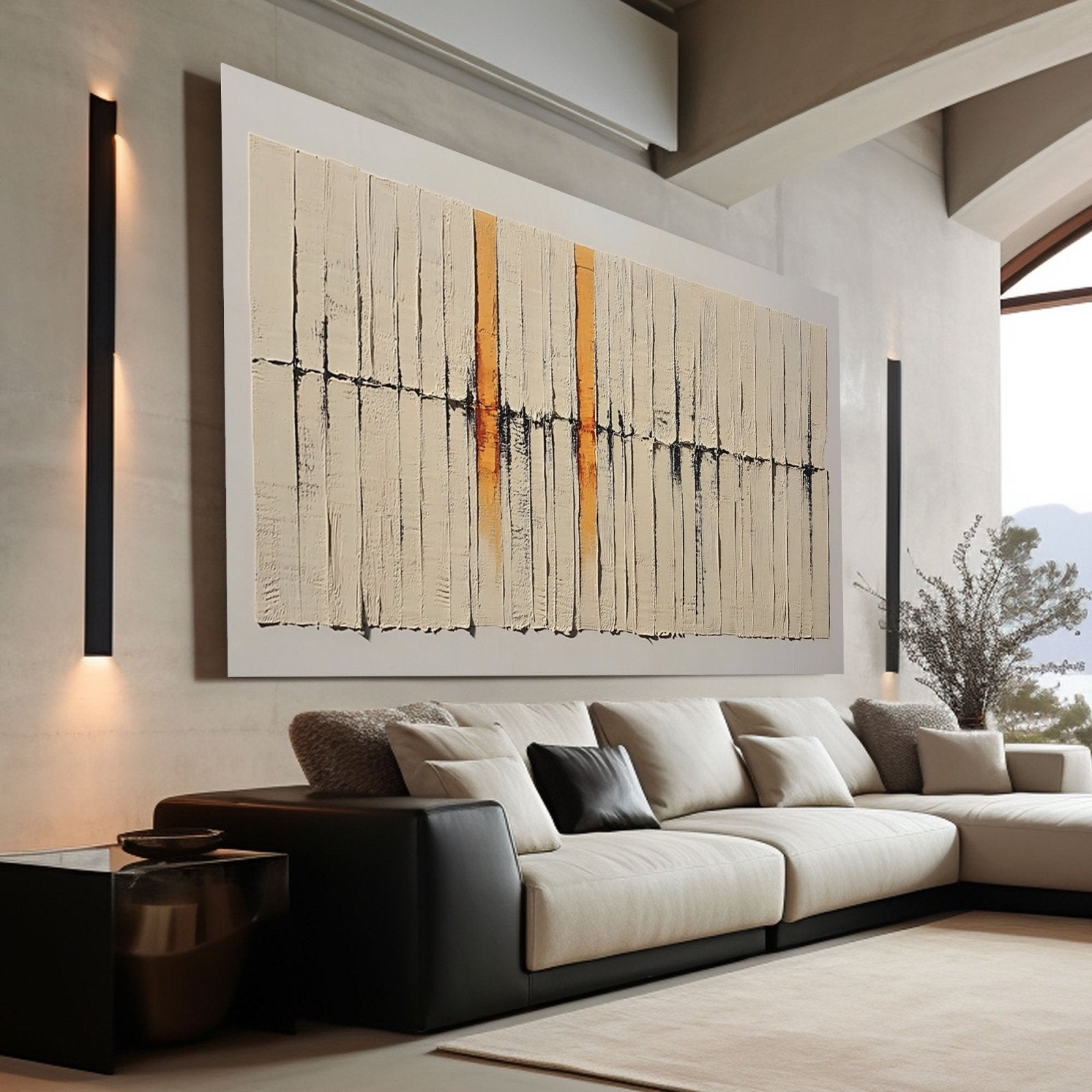 Abstract Painting "Suavidad de Contrastes" - nukeart