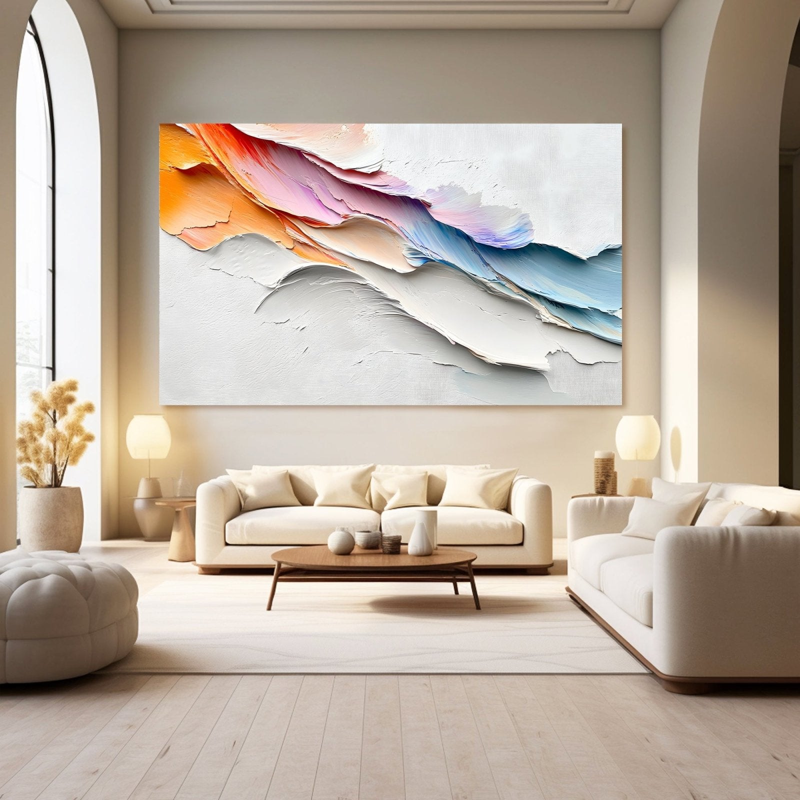 Abstract Painting "Suavidad de la Vida" - nukeart