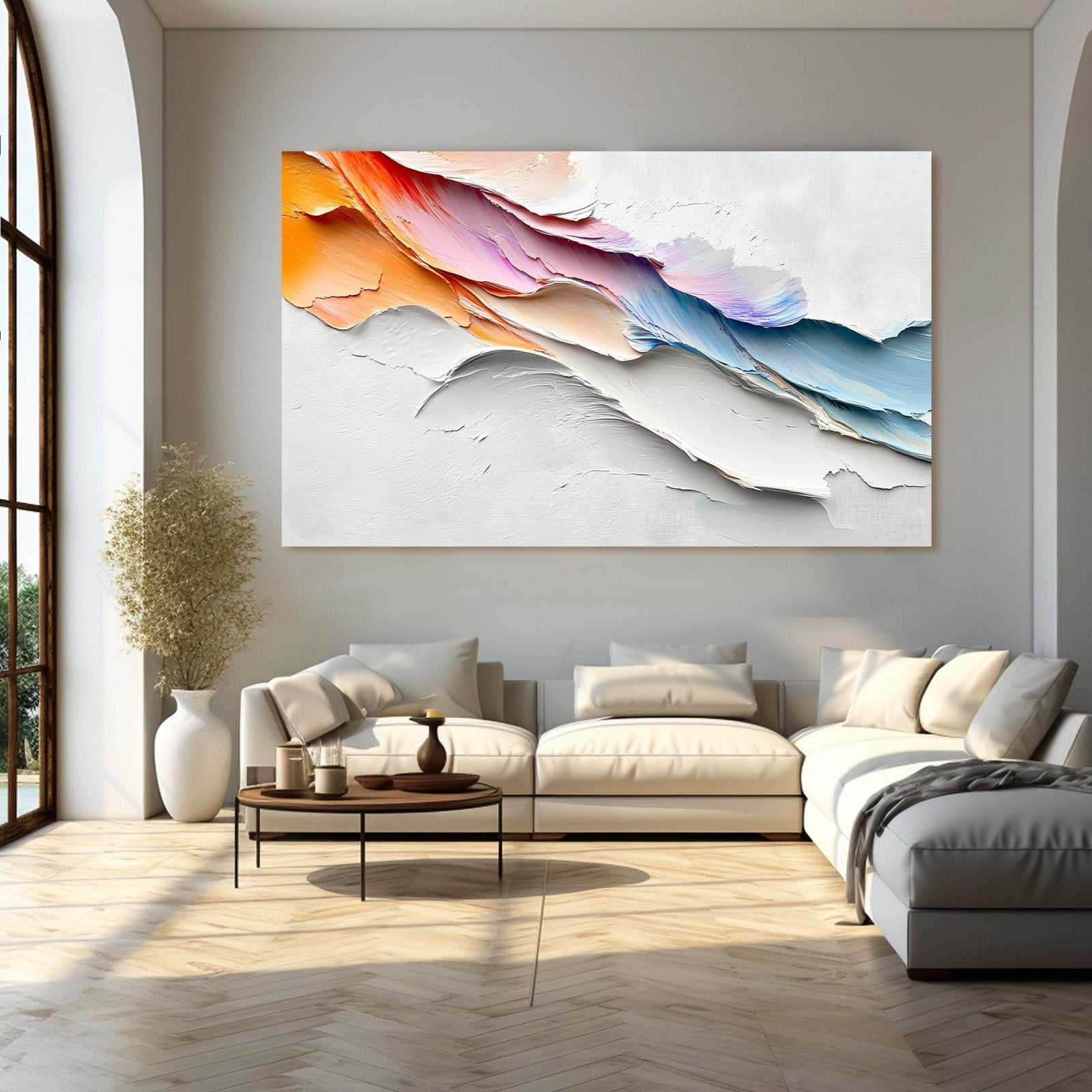 Abstract Painting "Suavidad de la Vida" - nukeart